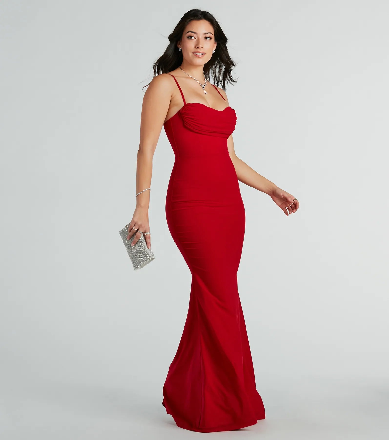 Deana Premium Mesh Corset Mermaid Gown - Ultimate Elegance