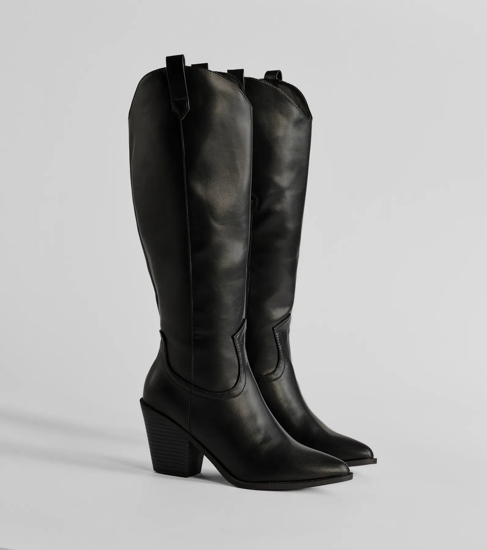 Premium Western Sleek Knee-High Block Heel Boots - Ultimate Style Upgrade