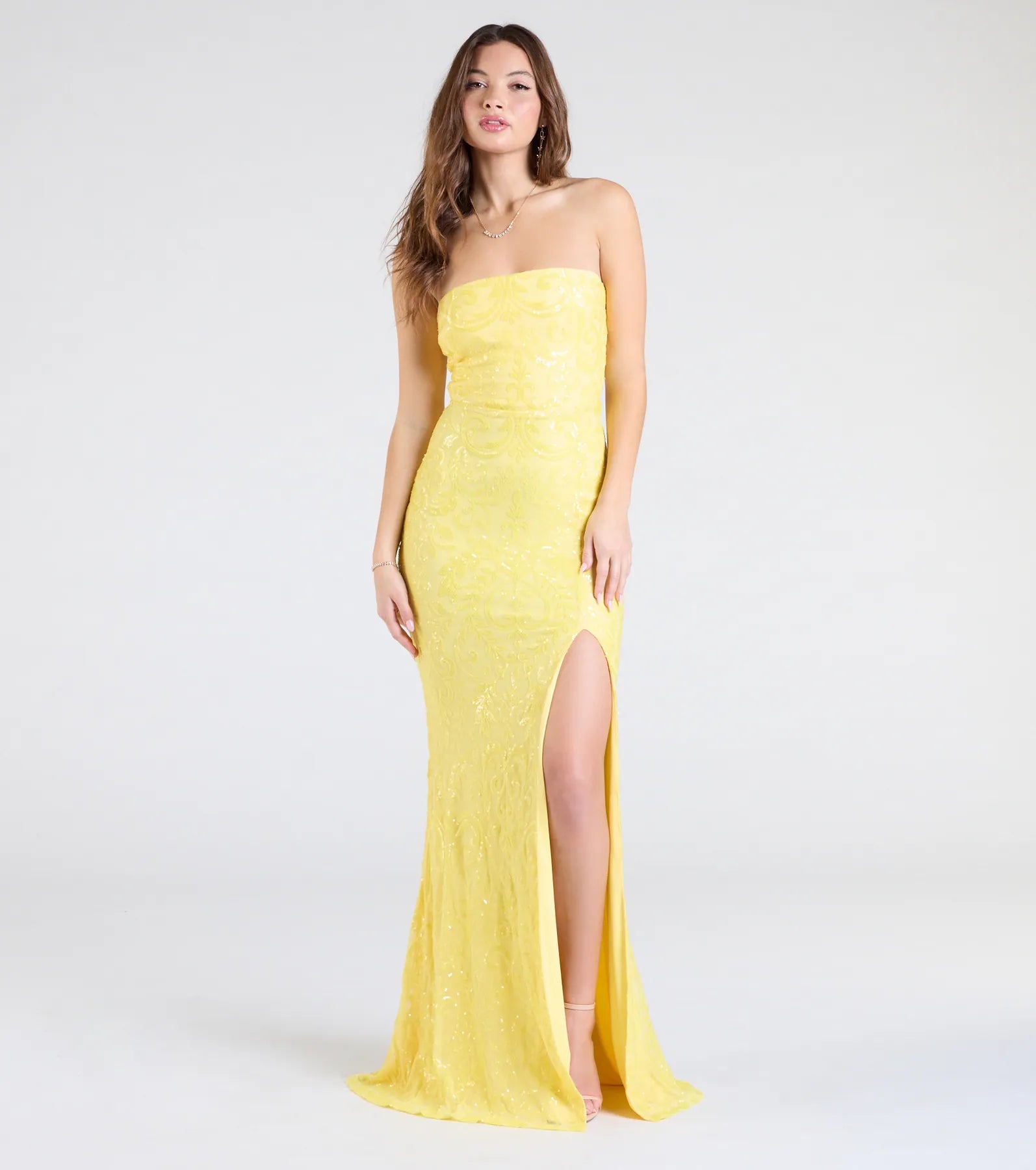 Ultimate Barbara Strapless Sequin Mermaid Gown