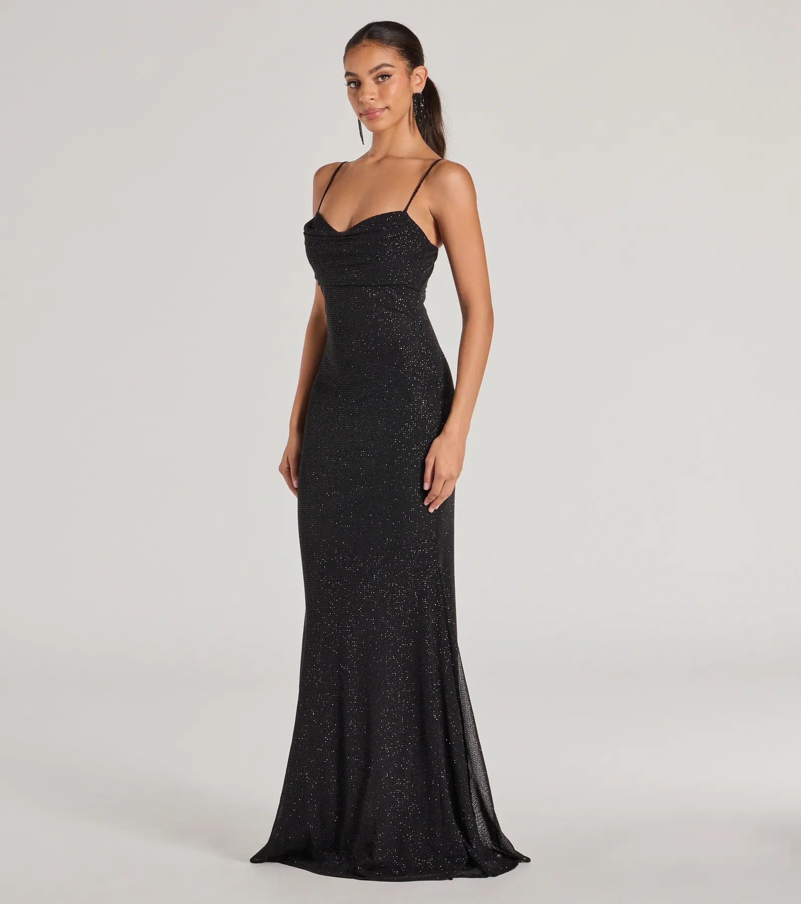 Premium Aileen Glitter Mermaid Evening Dress