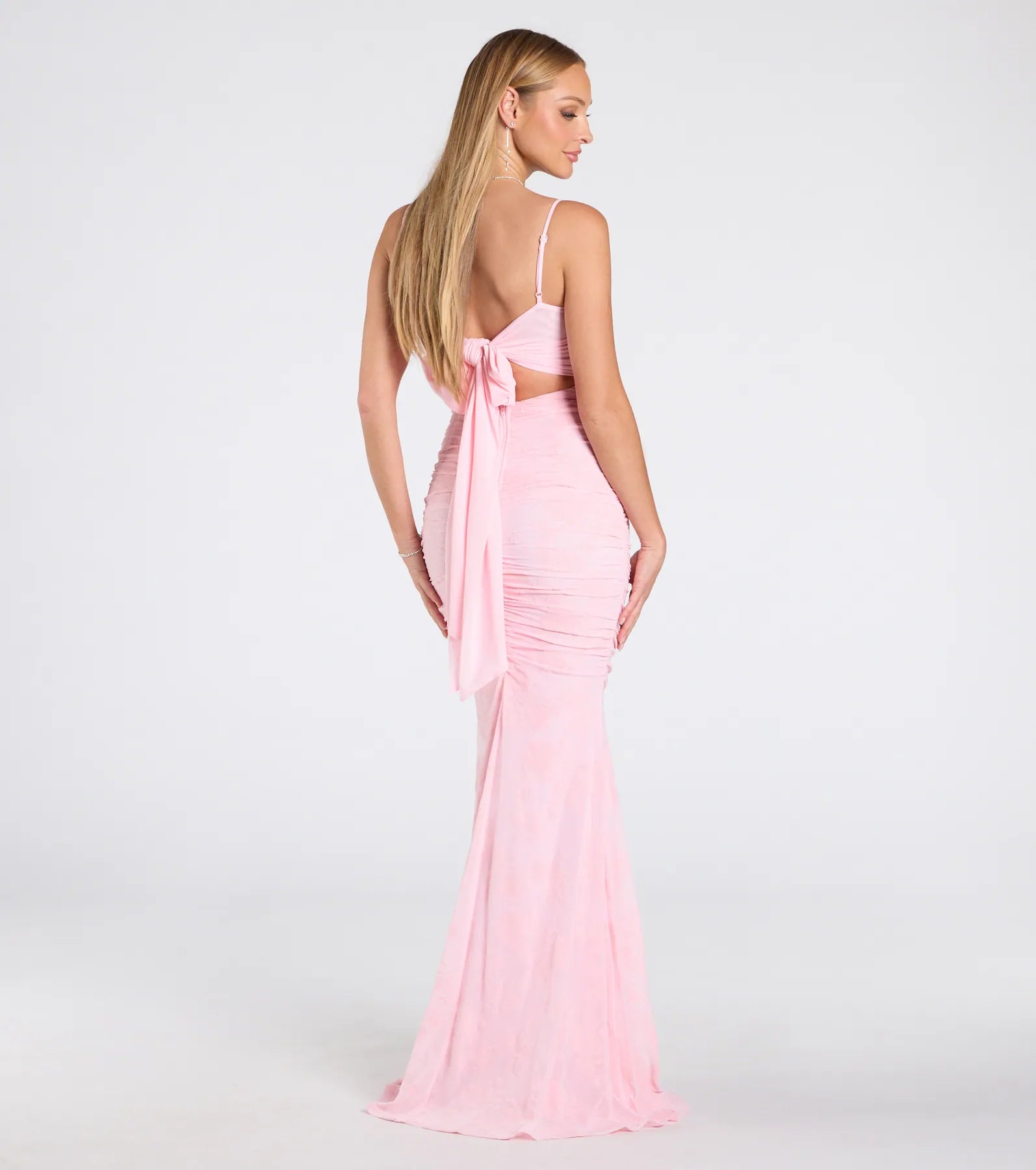 Premium Jaymie Floral Velvet Mermaid Gown - Ultimate Formal Elegance