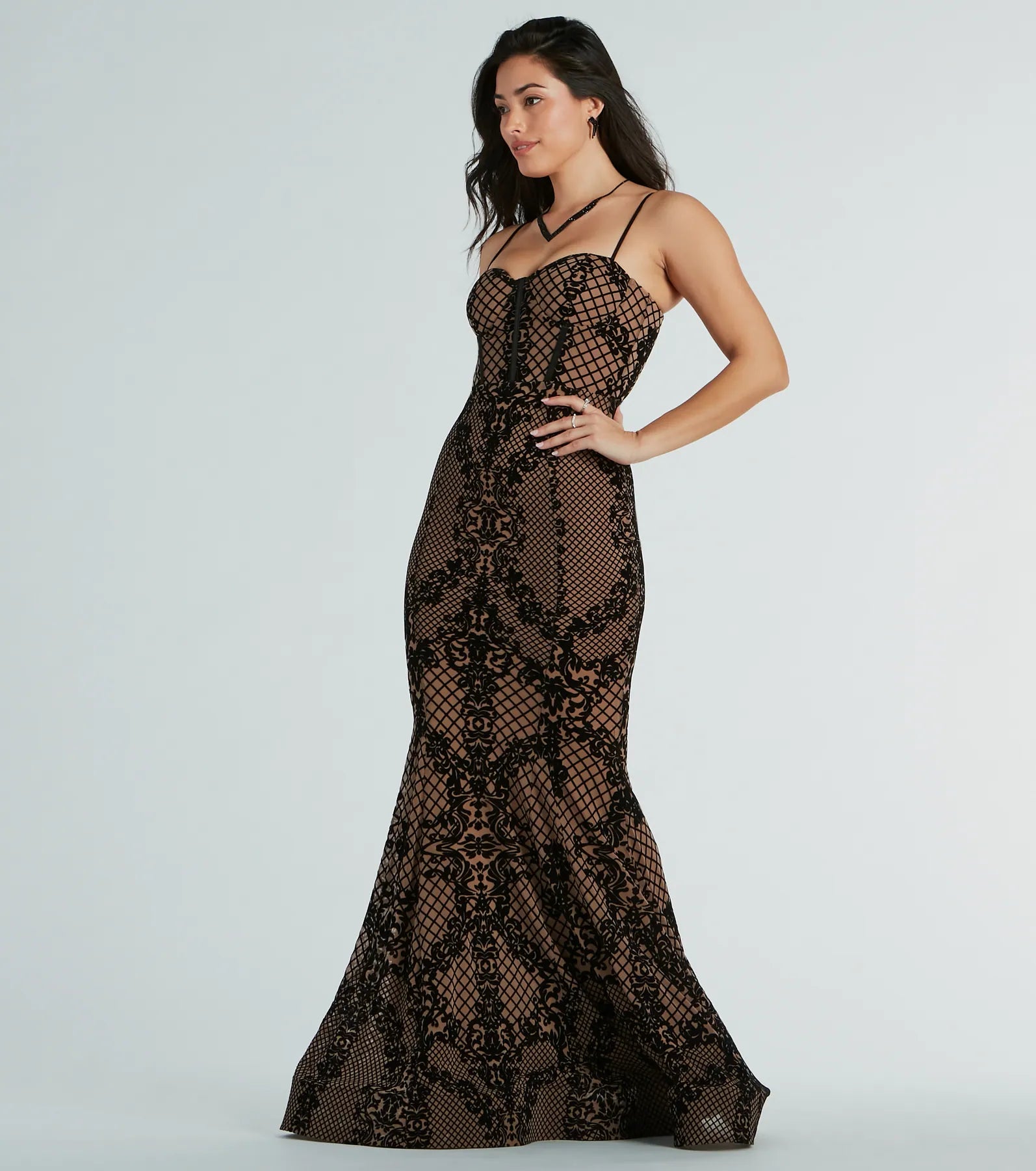 Premium Malie Velvet Mermaid Gown - Ultimate Formal Elegance