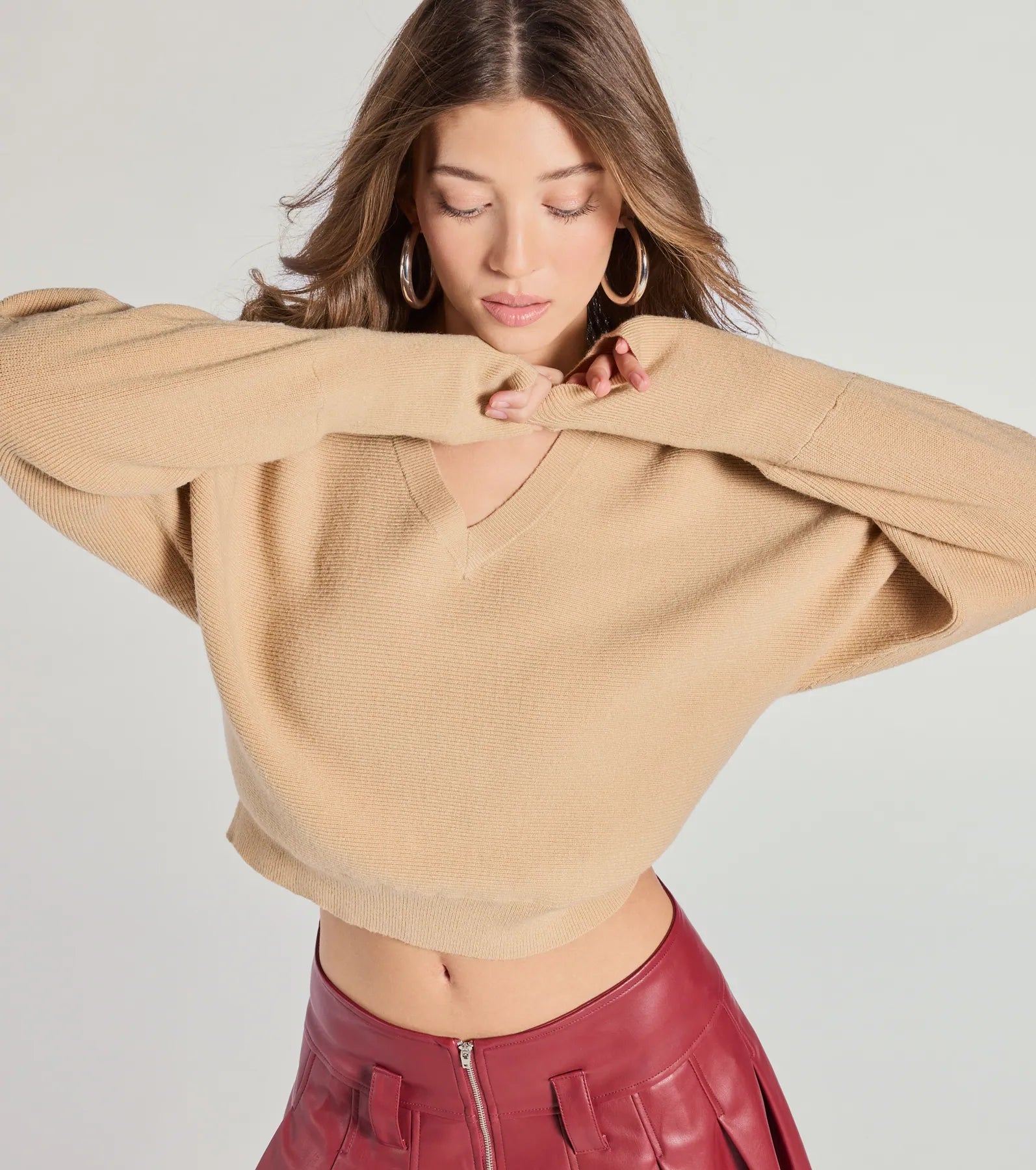 Ultimate Comfort Ribbed V-Neck Sweater