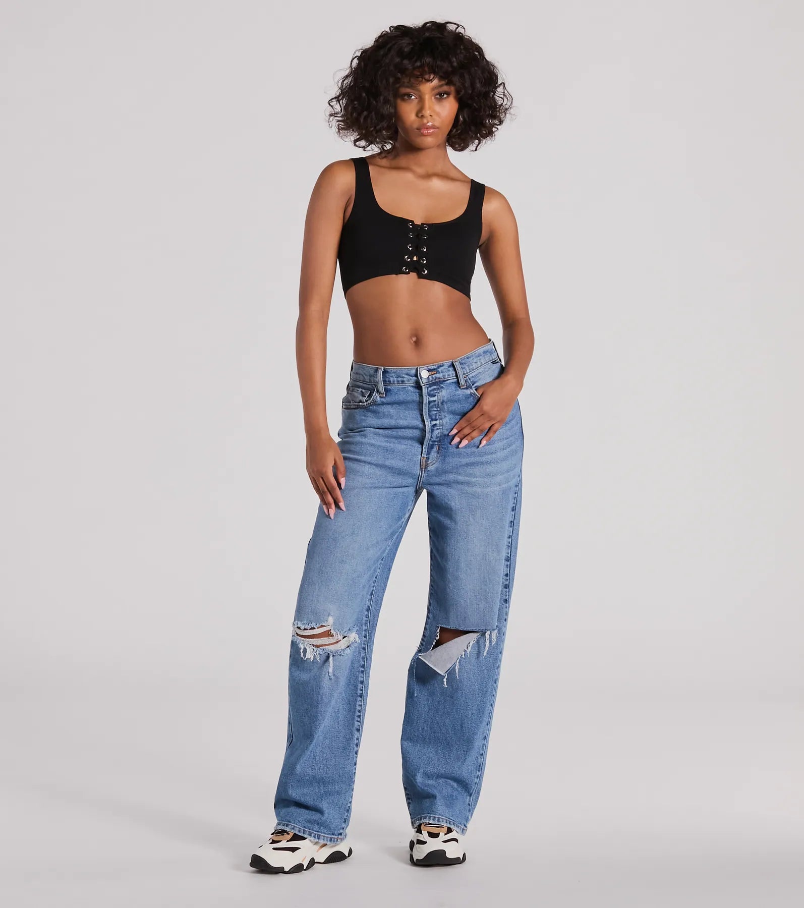 Ultimate Summer Essential: Lace-Up Crop Top