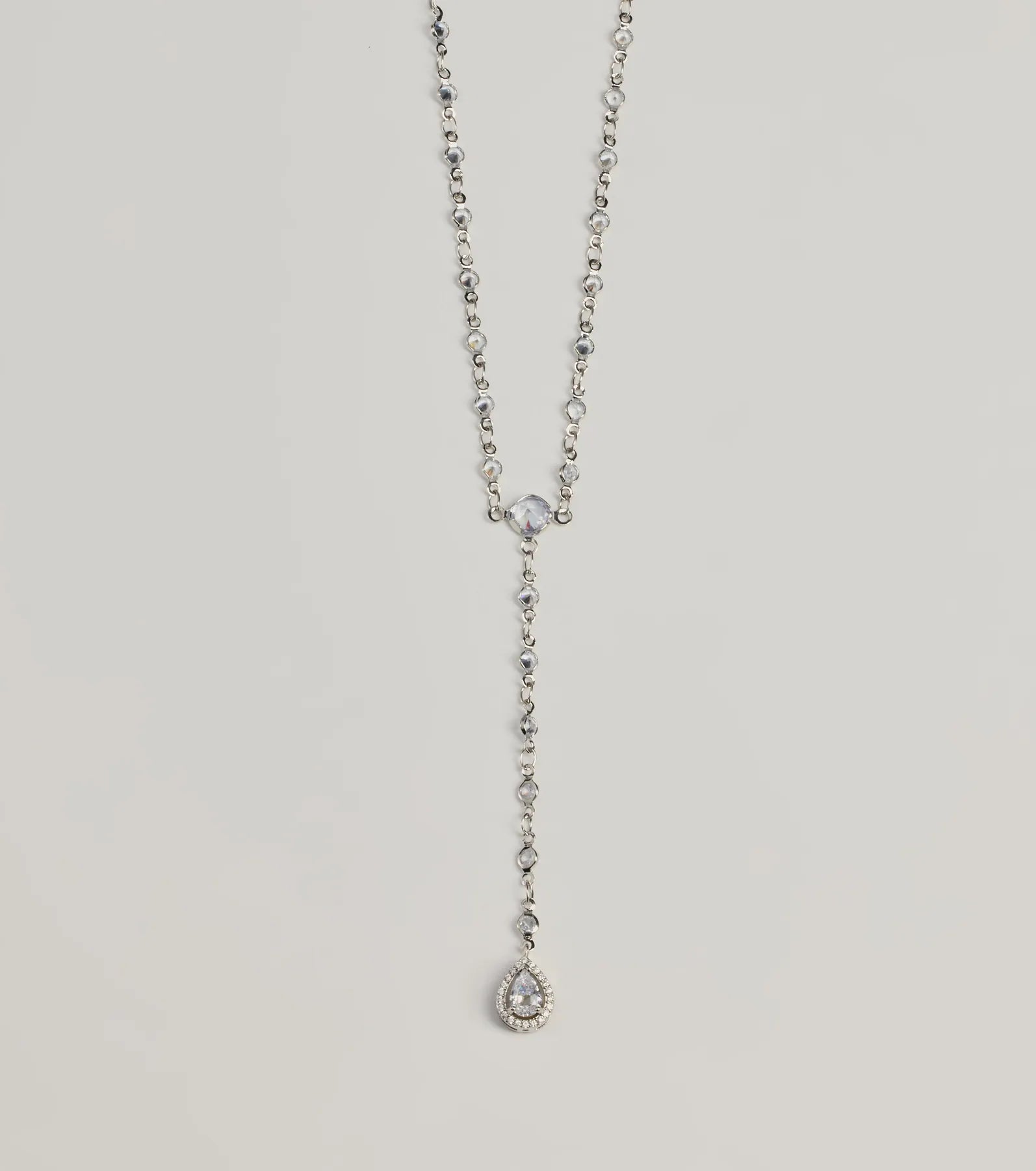 Premium Sparkle Rhinestone Lariat Necklace - Ultimate Elegance