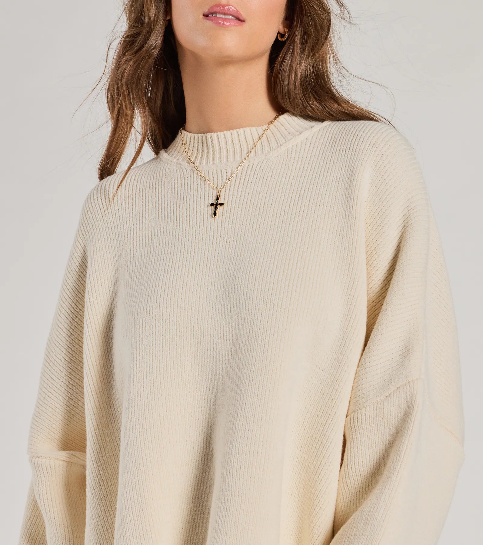 Ultimate Cozy Ribbed Knit Oversized Sweater - Premium Comfort