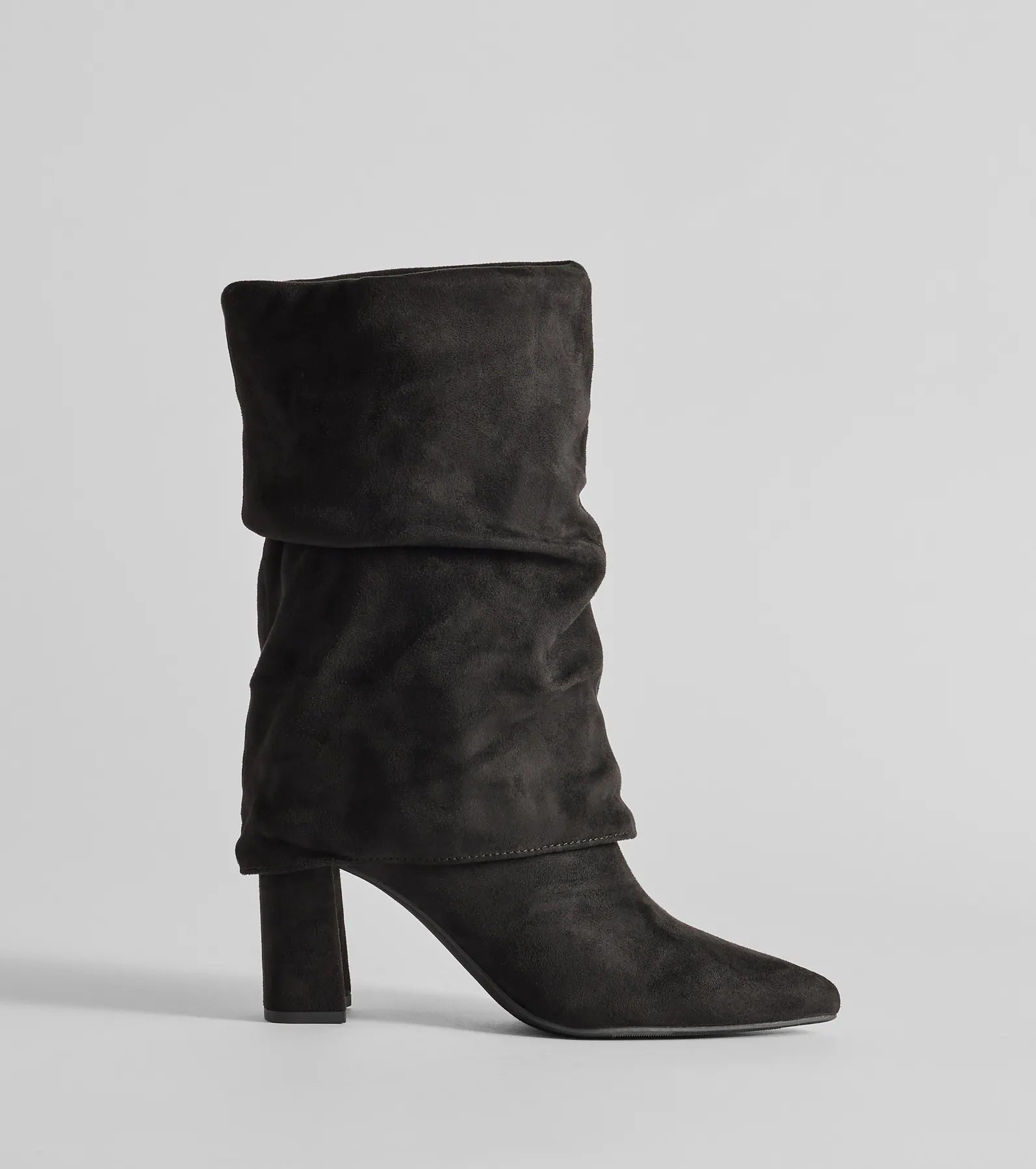 Premium Faux Suede Fold-Over Mid-Calf Boots - Ultimate Style Upgrade