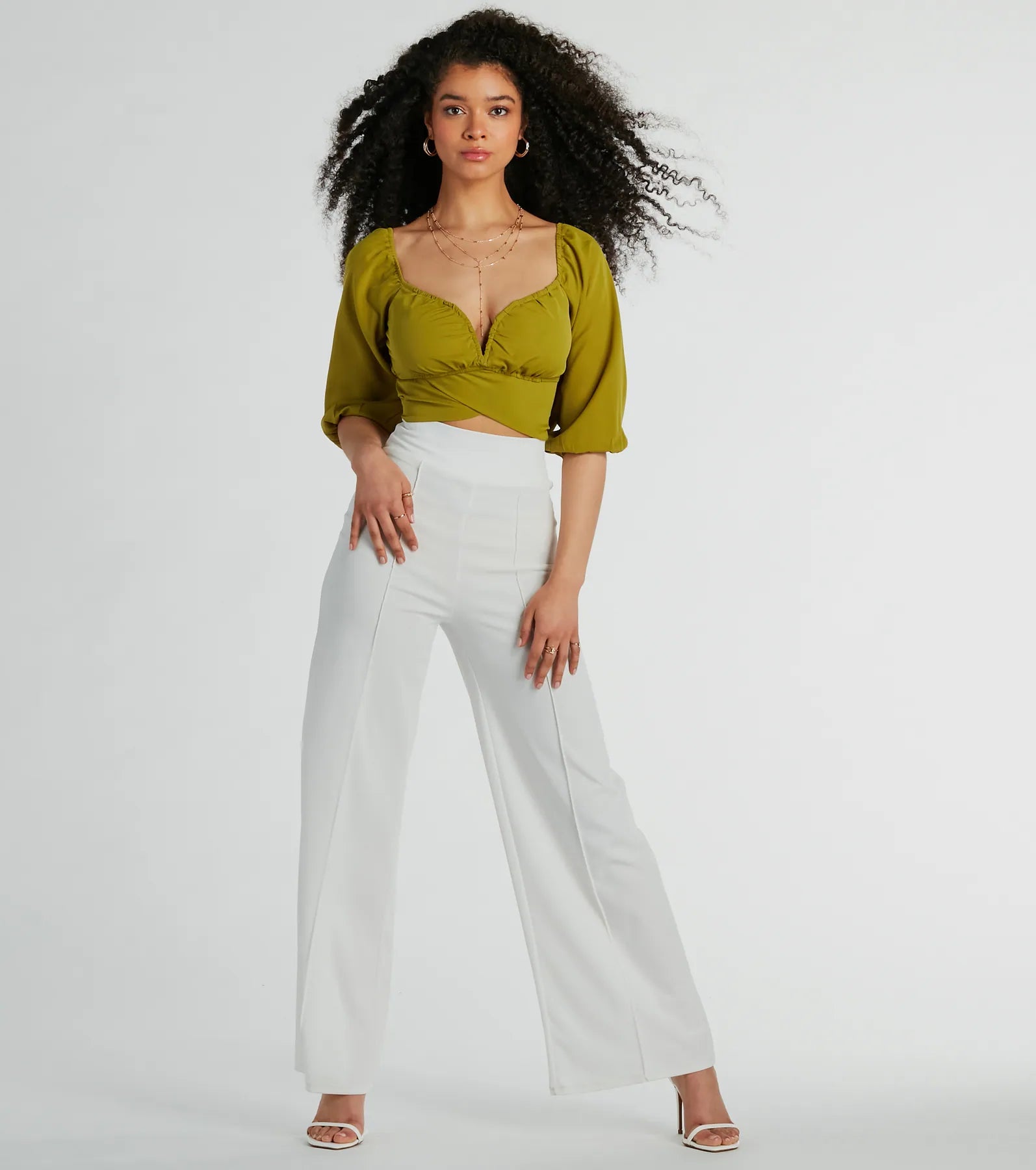 Ultimate Romance Off-The-Shoulder Tie Back Crop Top