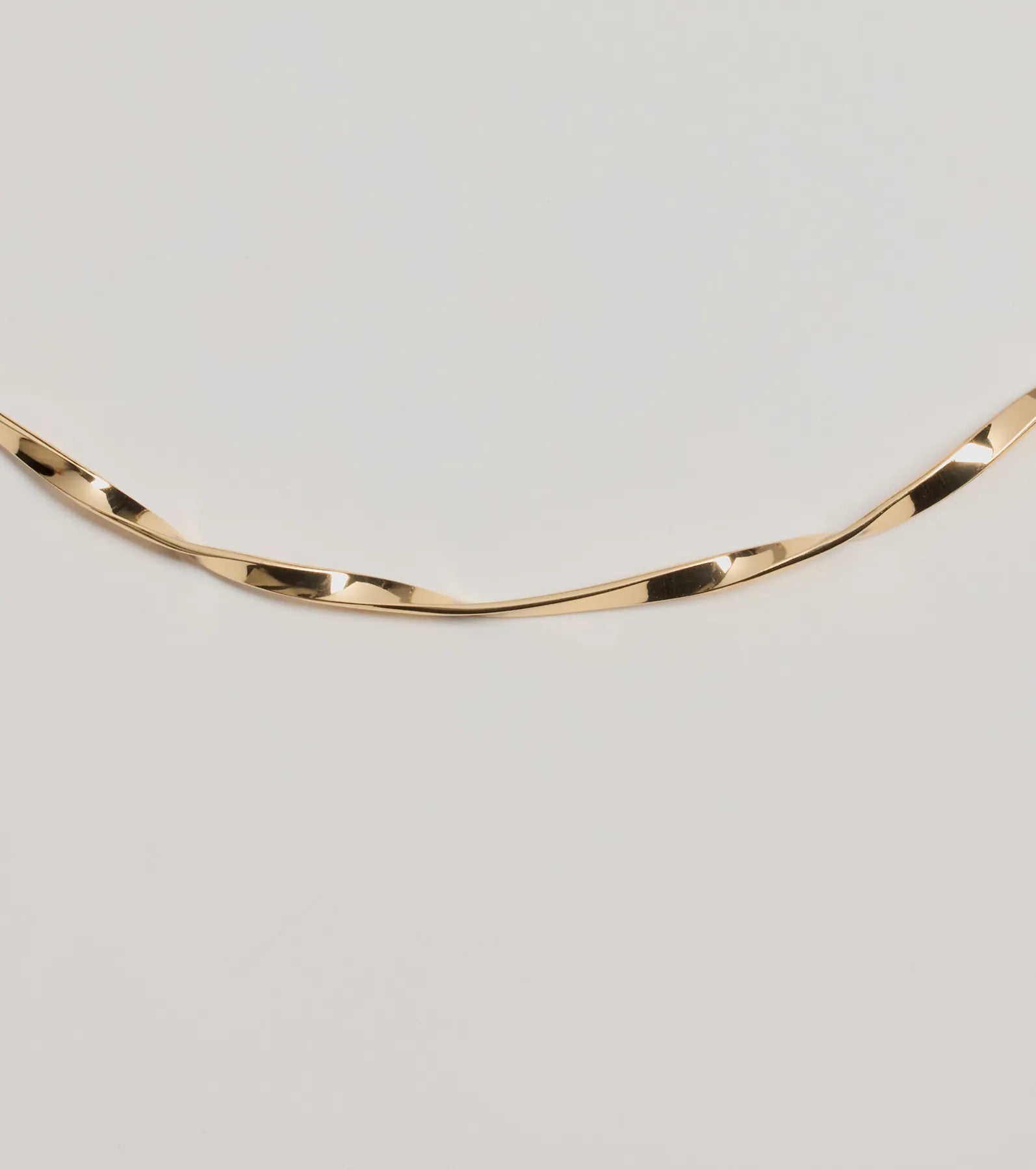 Premium Twisted Metal Collar Necklace - Effortless Elegance