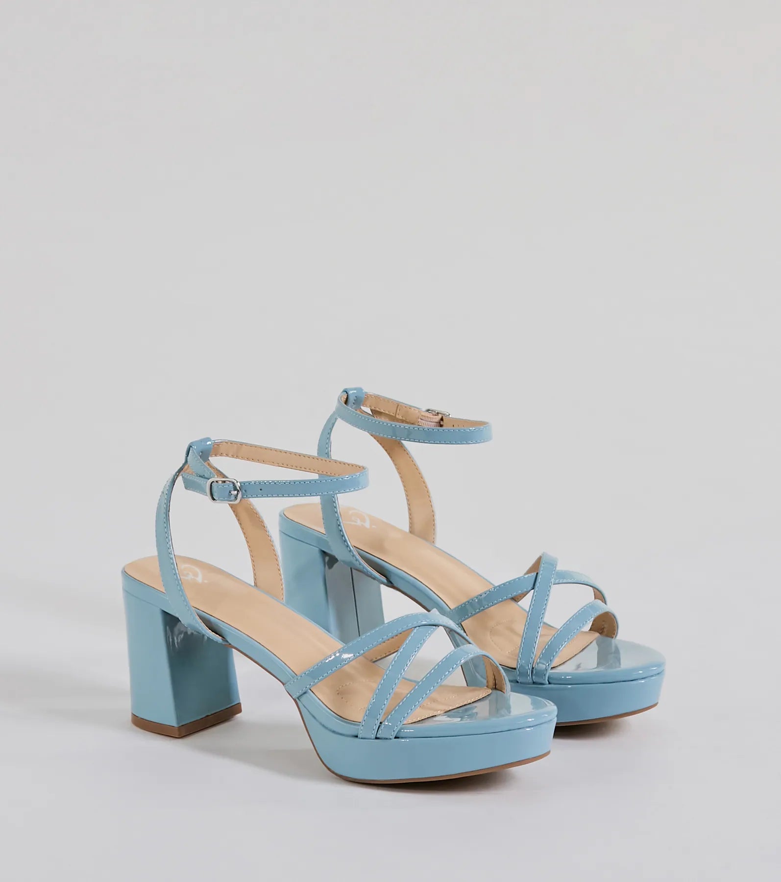 Ultimate Flirty Sophistication Strappy Heels - Platform Block Heels for Every Occasion