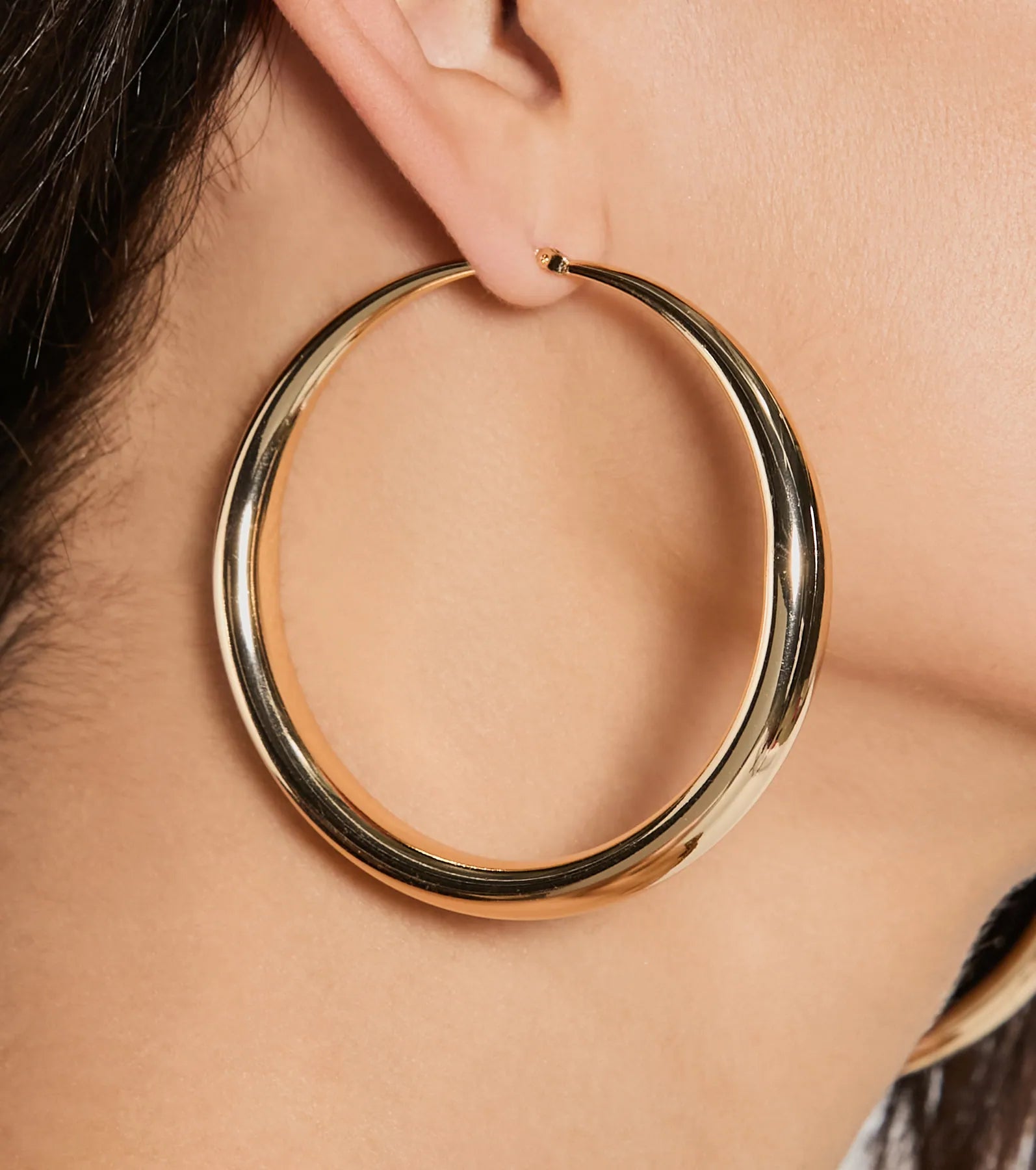 Premium Elegance Large Hoop Earrings