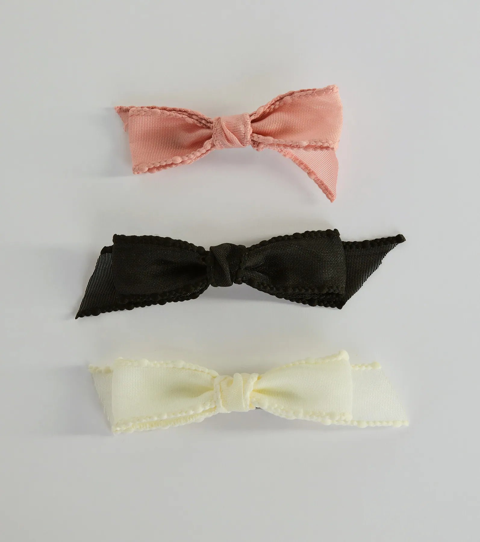 Ultimate Feminine Hair Bow Trio - Premium Styling Set