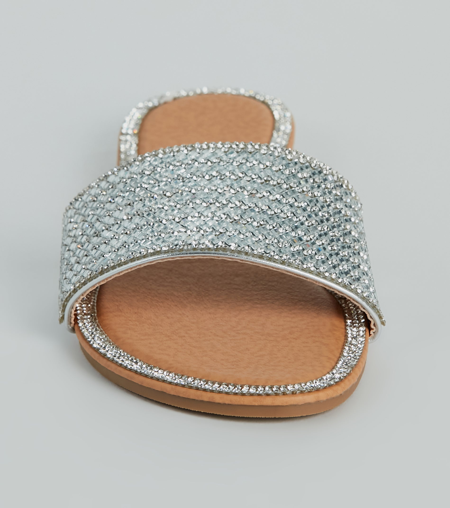 Ultimate Glam Rhinestone Strap Sandals - Casual Shine