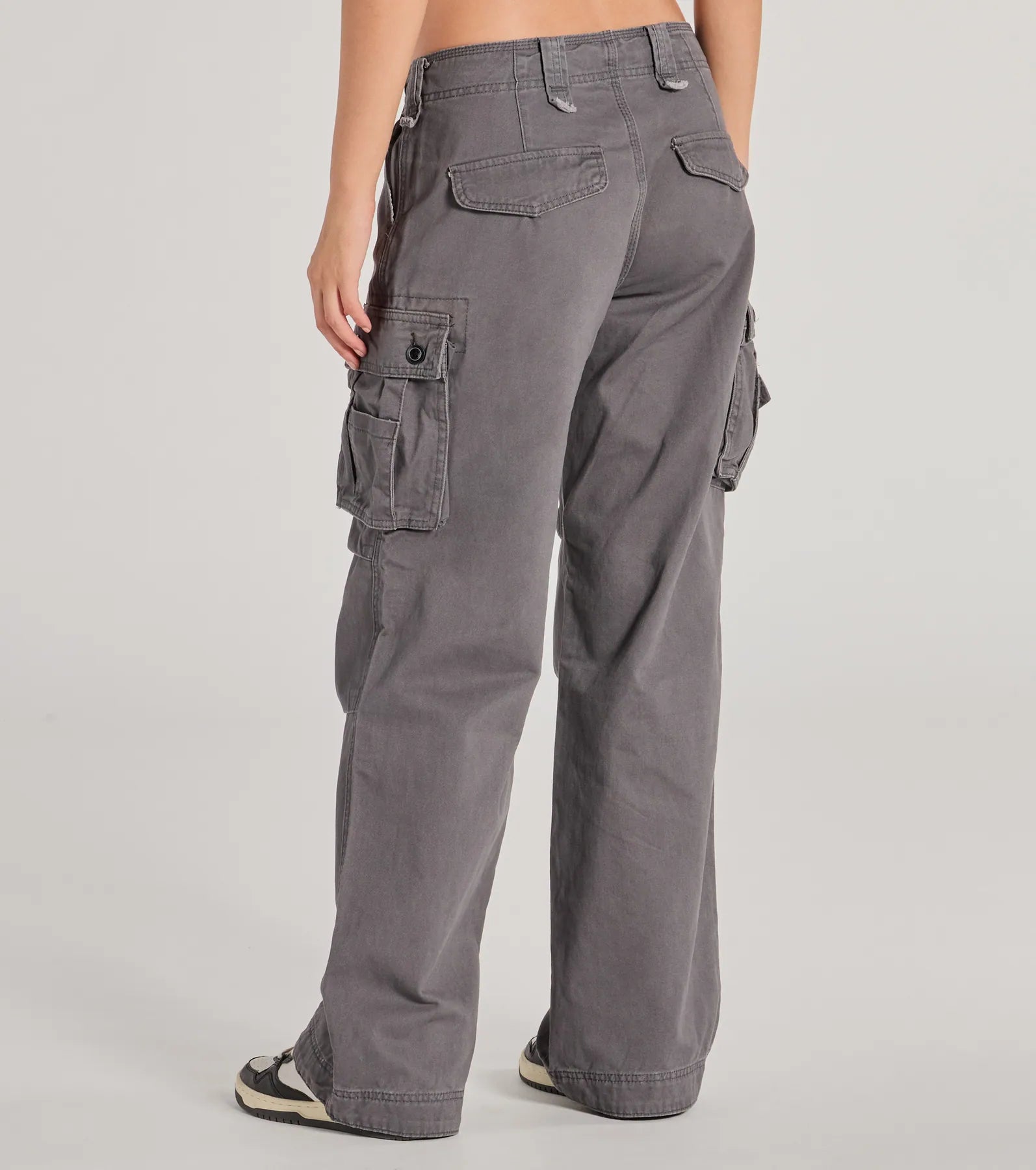 Ultimate Comfort Mid-Rise Twill Cargo Pants - Upgrade Your Style