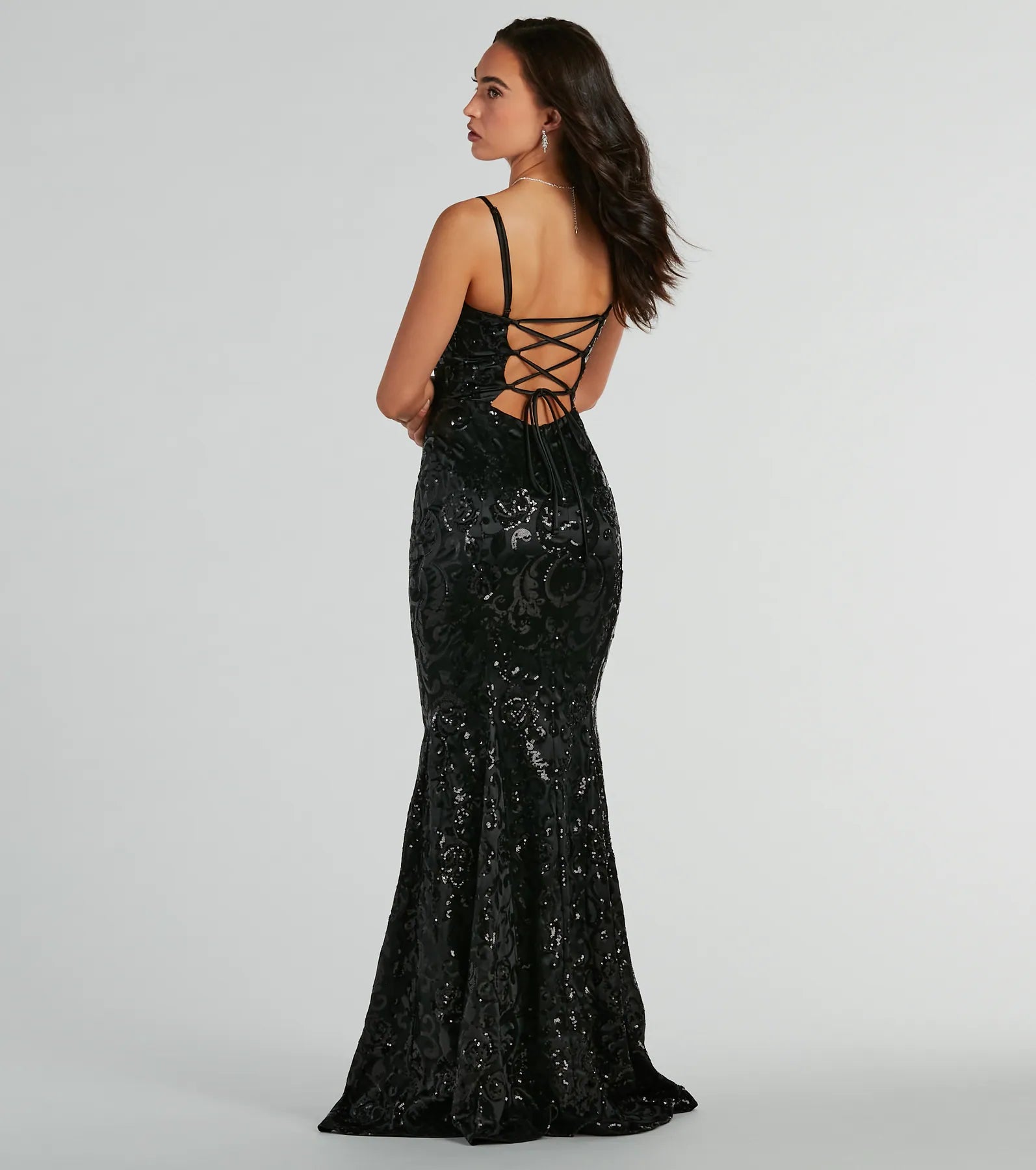 Ultimate Carly Sequin Mermaid Gown - Elegant Formal Dress for Special Occasions