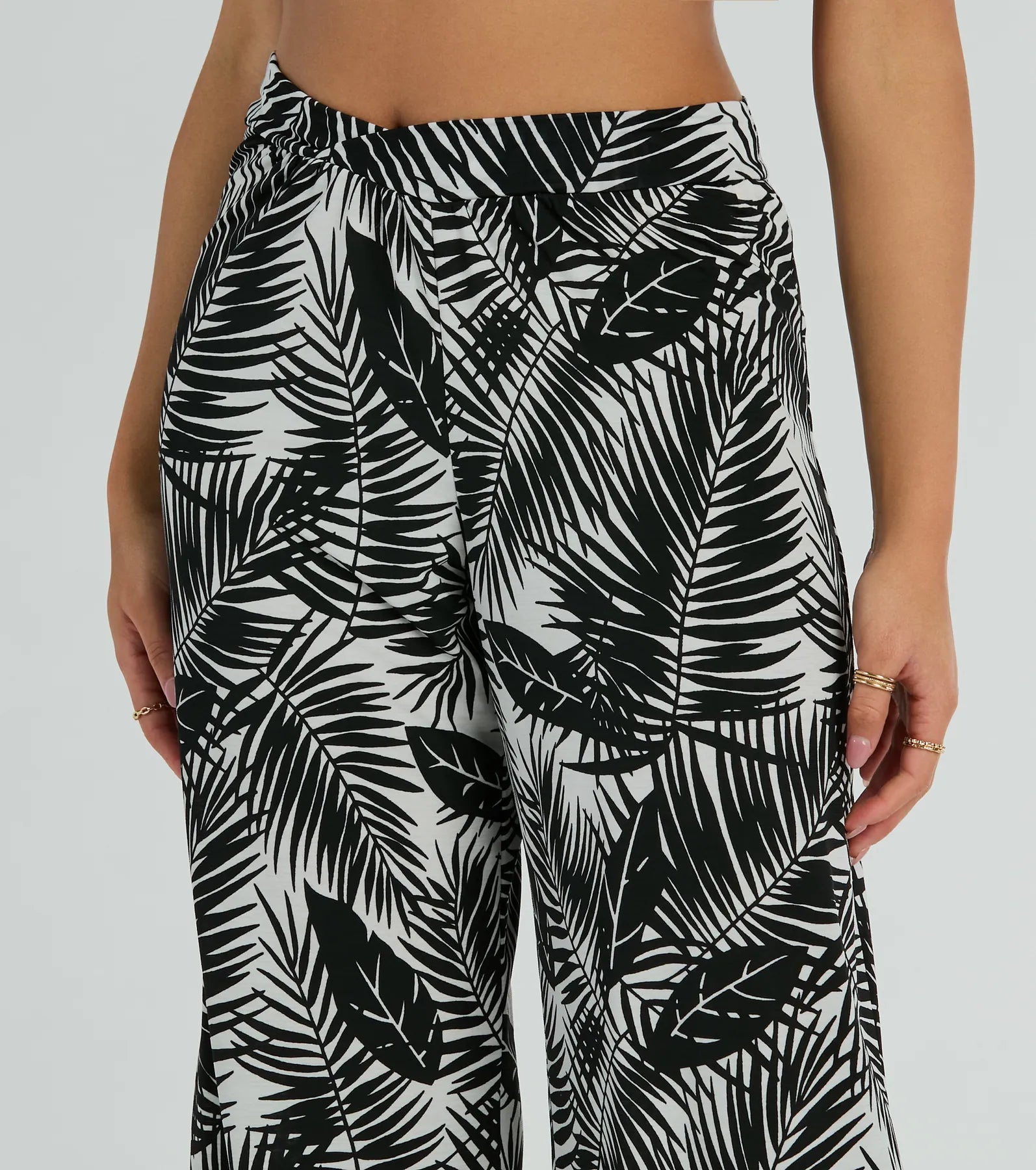 Ultimate Tropical Paradise High Rise Palazzo Pants