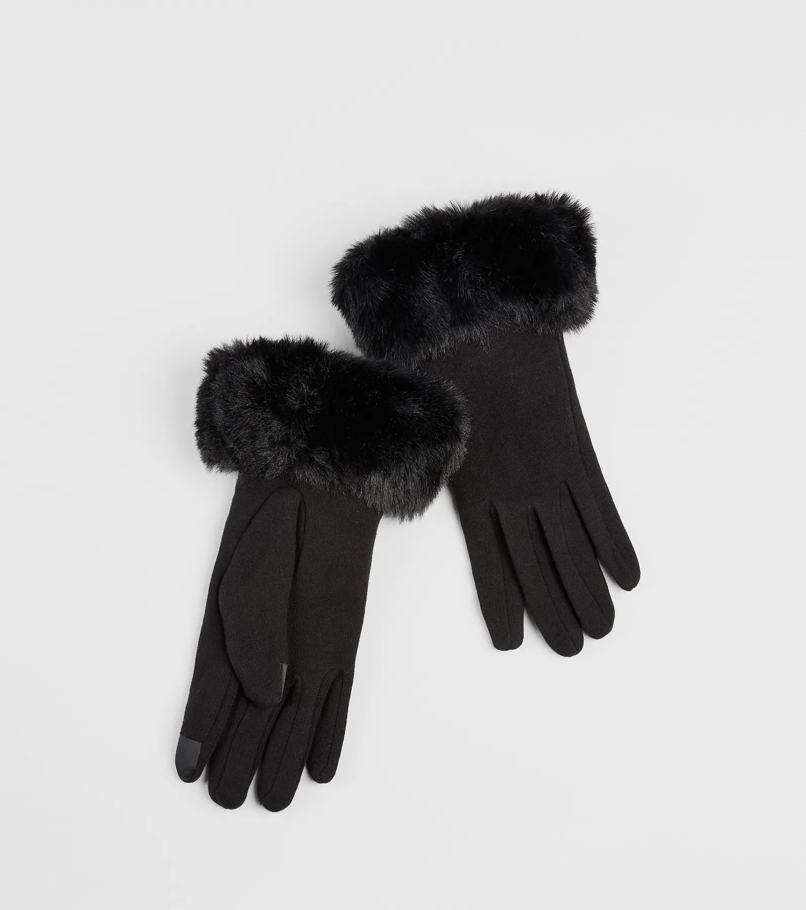 Premium Faux Fur Touchscreen Gloves - Ultimate Winter Style