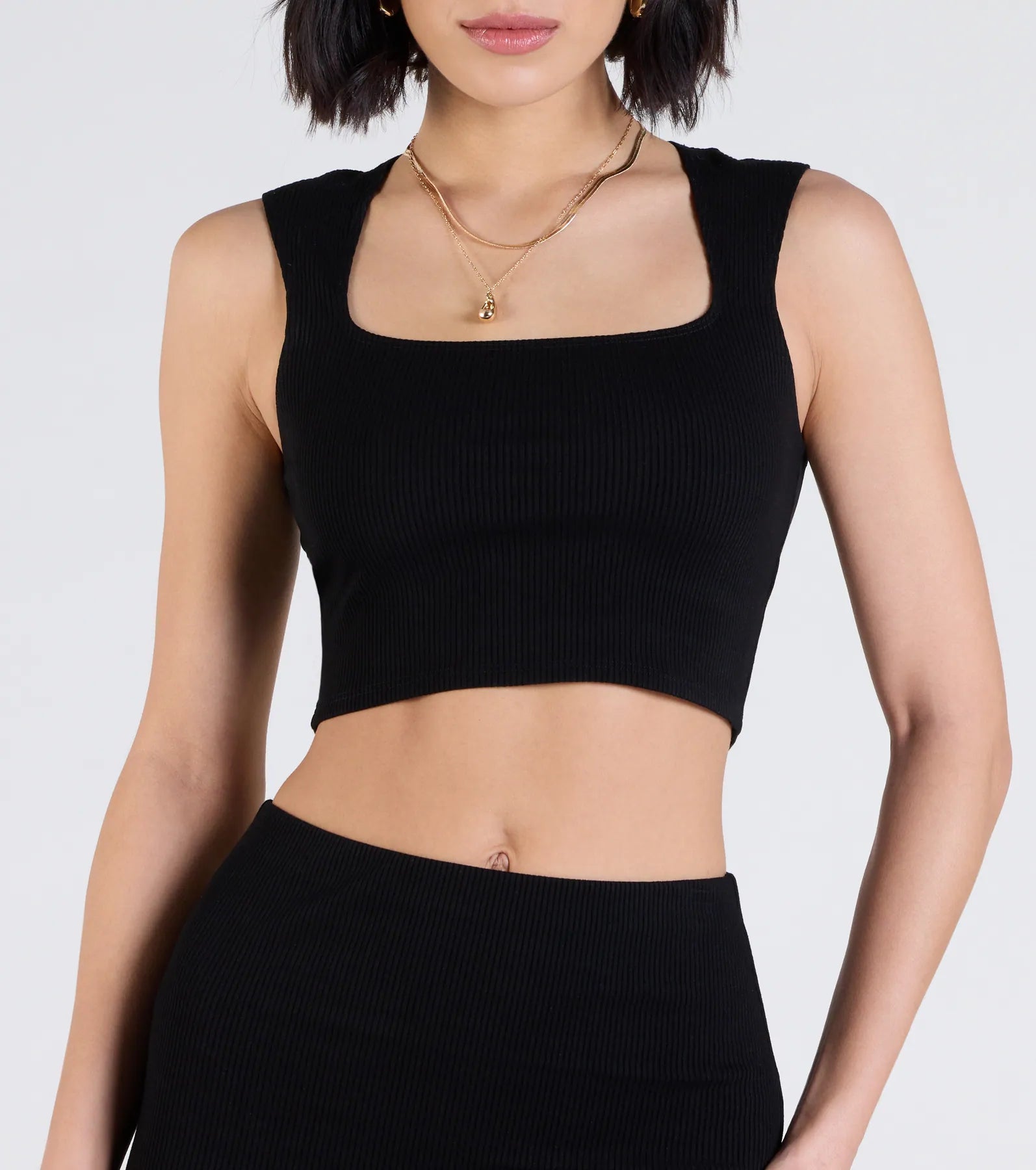 Ultimate Elevated Era Ribbed Knit Cropped Tank Top