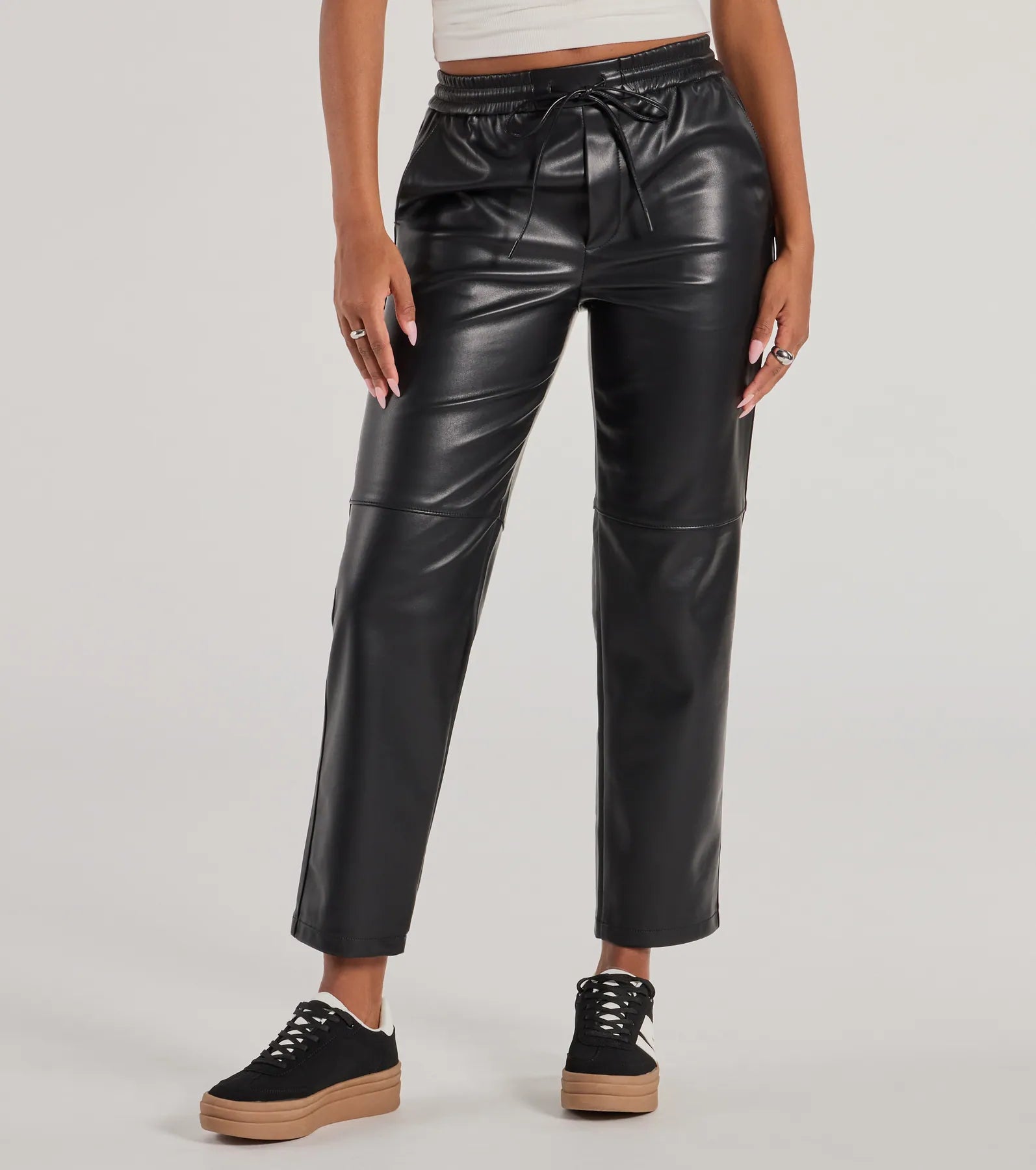 Premium Rebel Chic Faux Leather Pants - Ultimate Style Upgrade