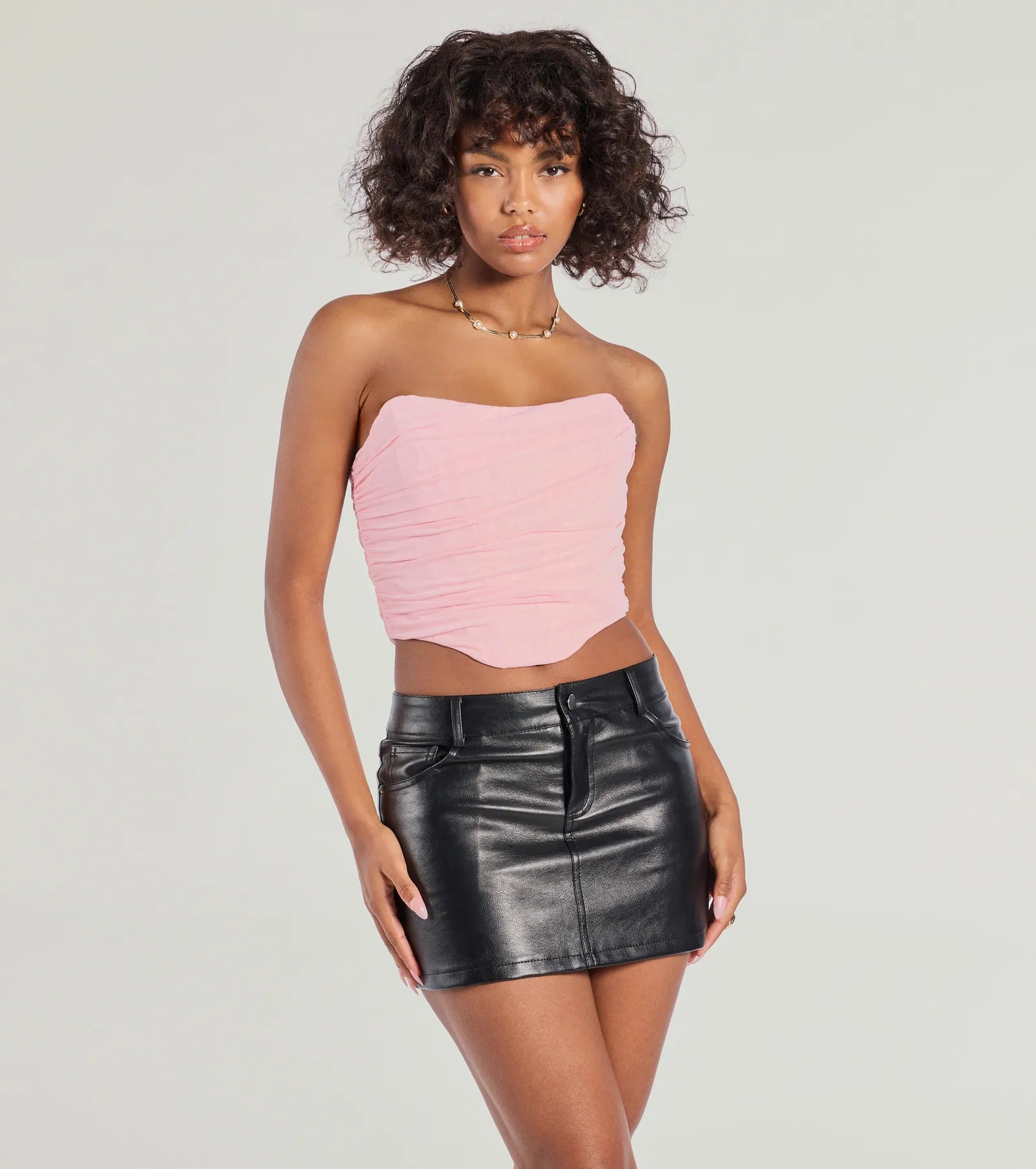 Ultimate Strapless Mesh Corset Top - Hit The Streets in Style