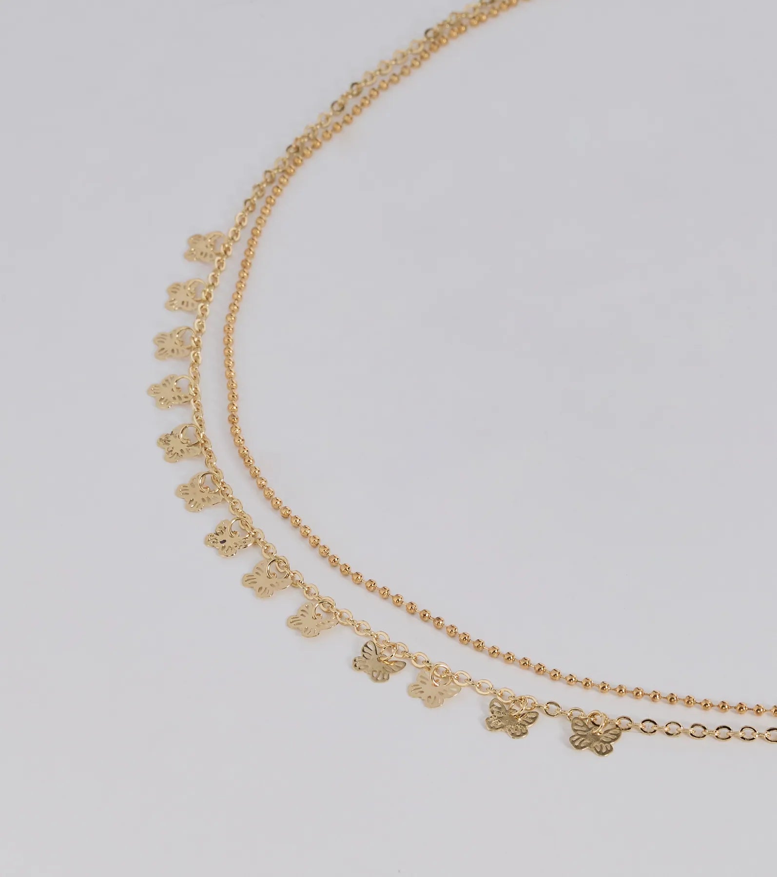 Premium Butterfly Layered Belly Chain