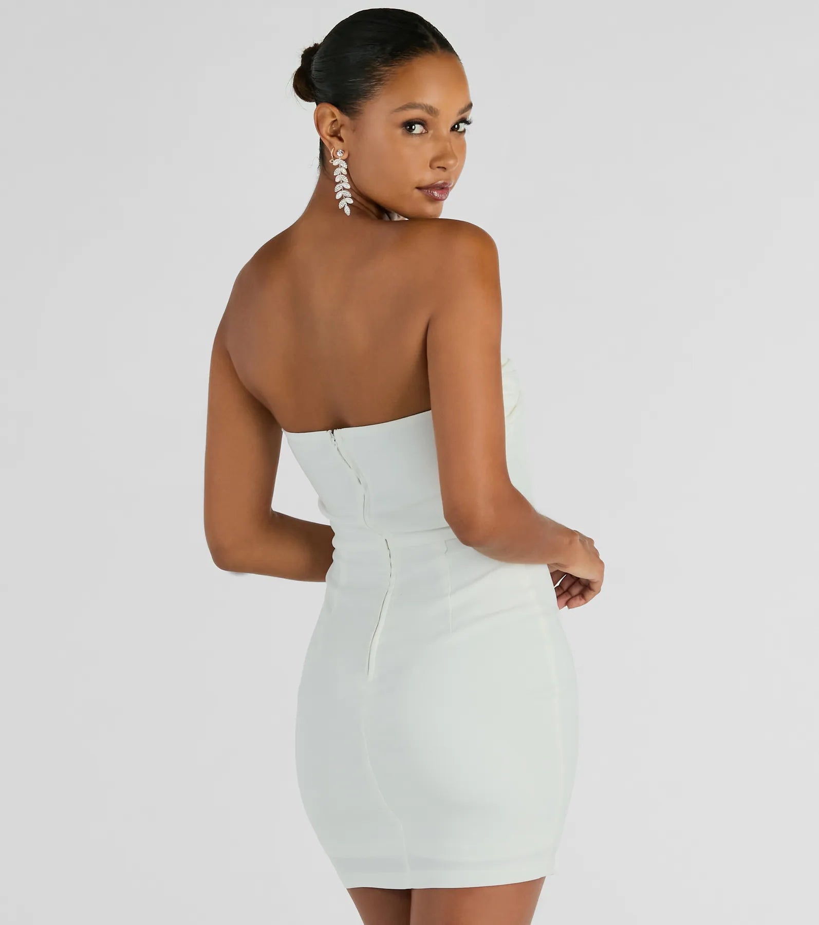 Ultimate Chic Strapless Corset Mini Dress - Perfect for Bridal Showers & Graduations