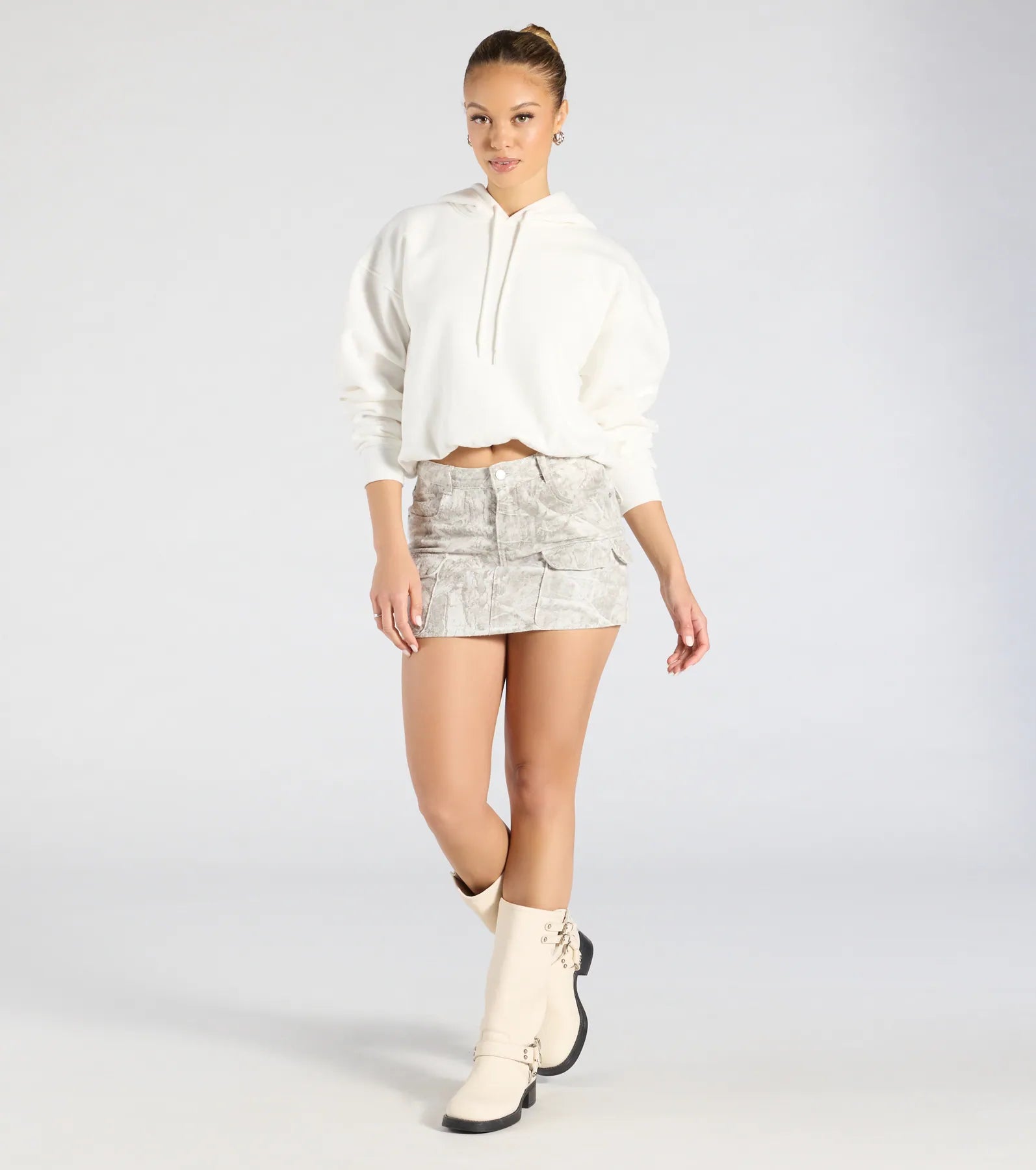 Ultimate Comfy Mode Cropped Hoodie - Premium Relaxed Fit