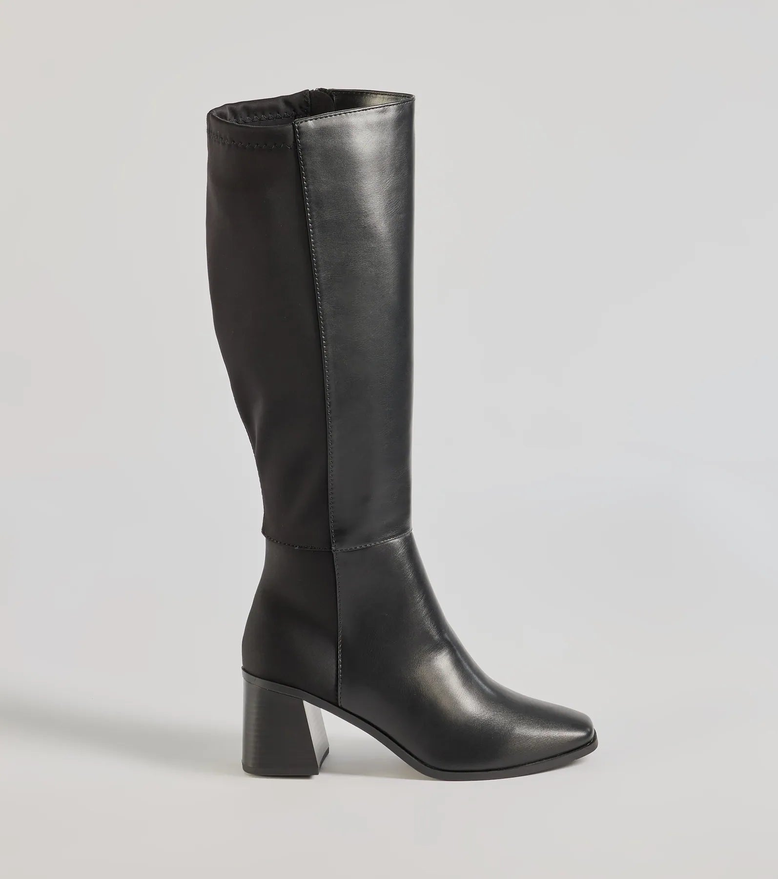 Ultimate Here To Slay Block Heel Boots - Under-The-Knee Style