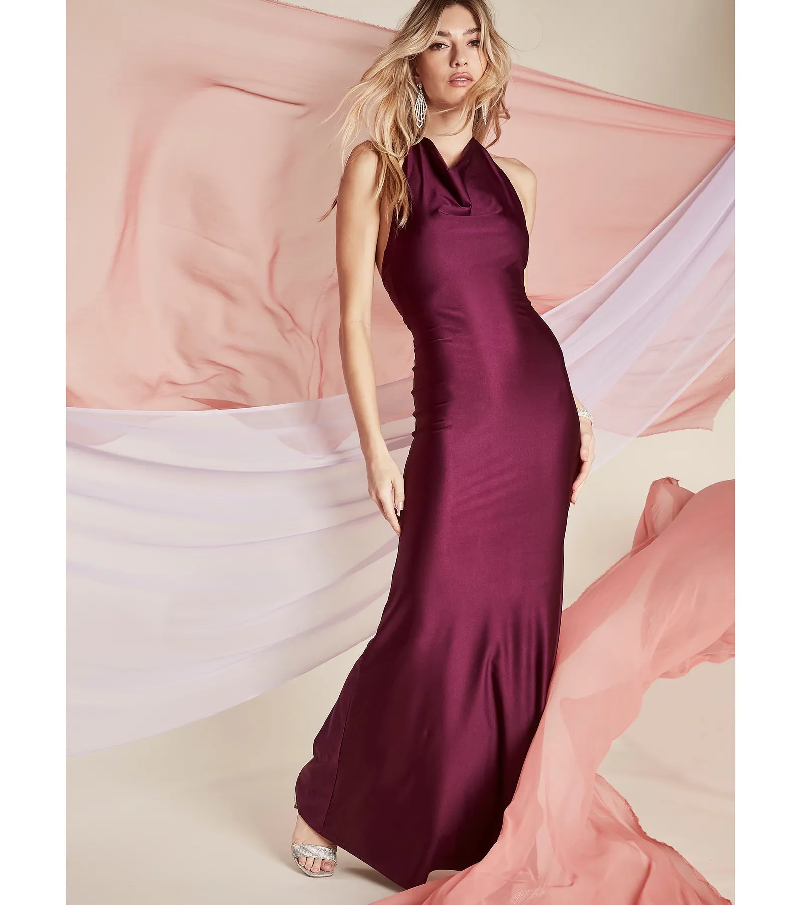 Premium Diane Elegant Halter Mermaid Gown