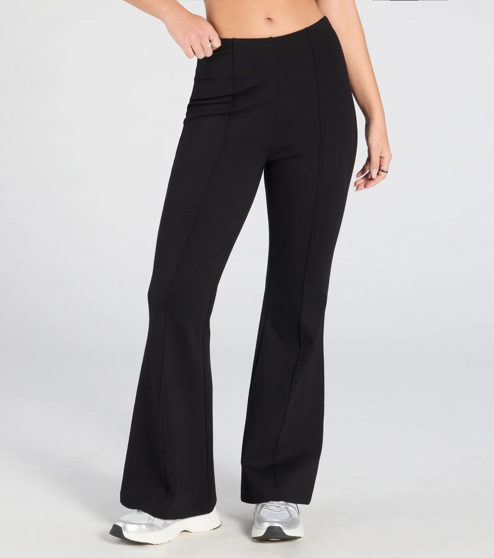 Ultimate On-The-Go Ponte Knit Flare Pants