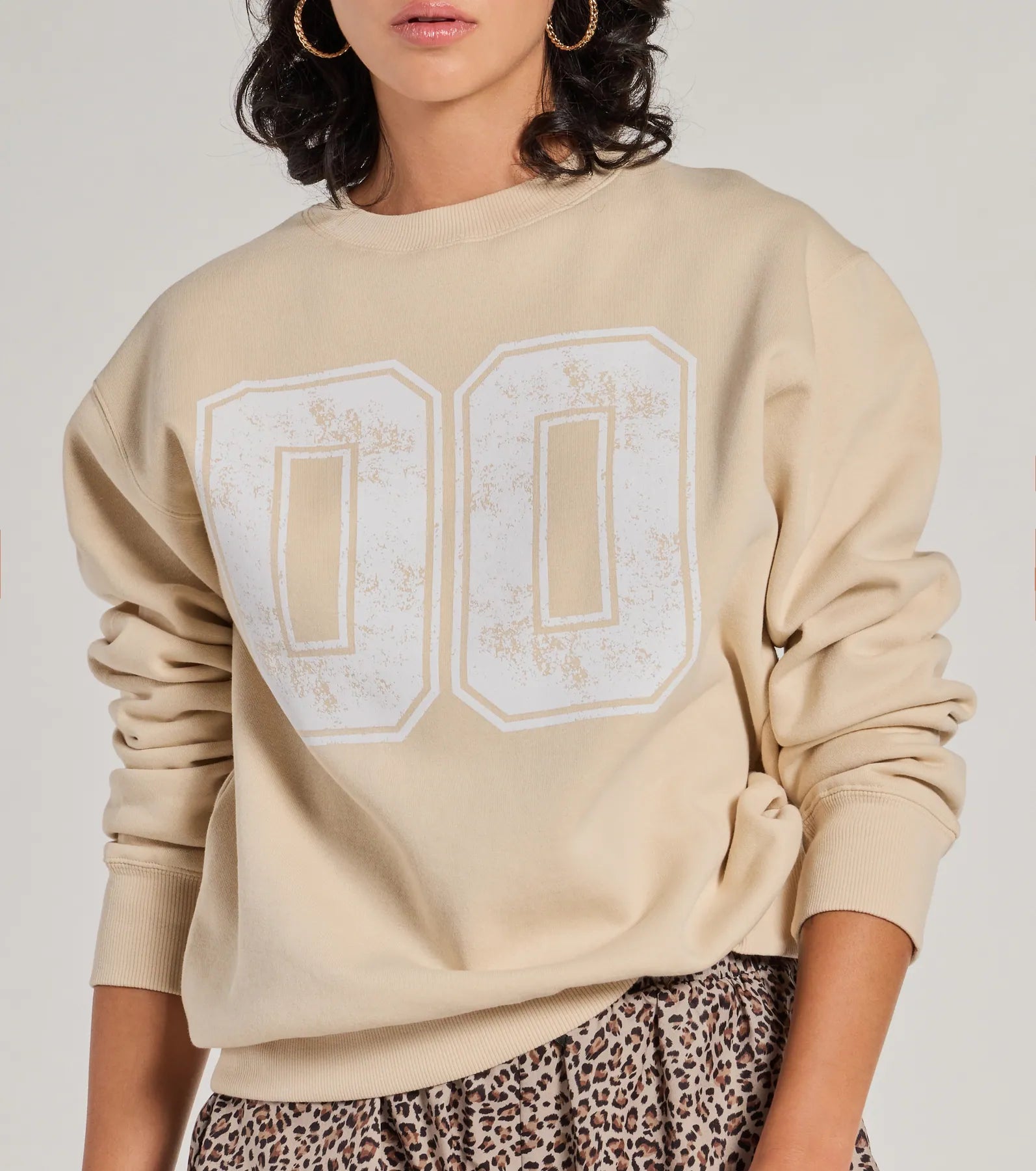 Ultimate Sporty Era Oversized Fleece Sweatshirt