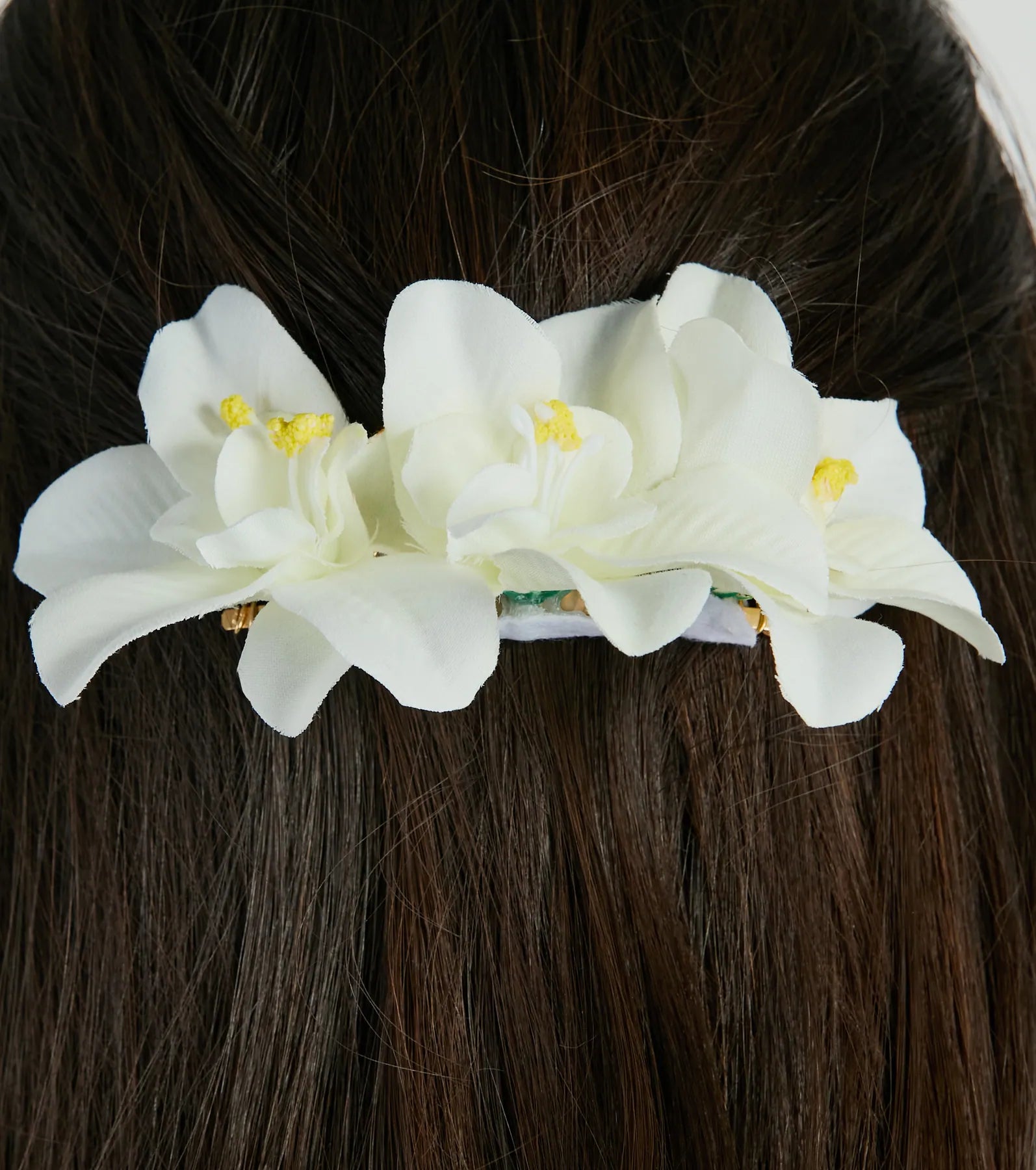 Premium Tropical Flower Hair Comb - Island Vibes Edition