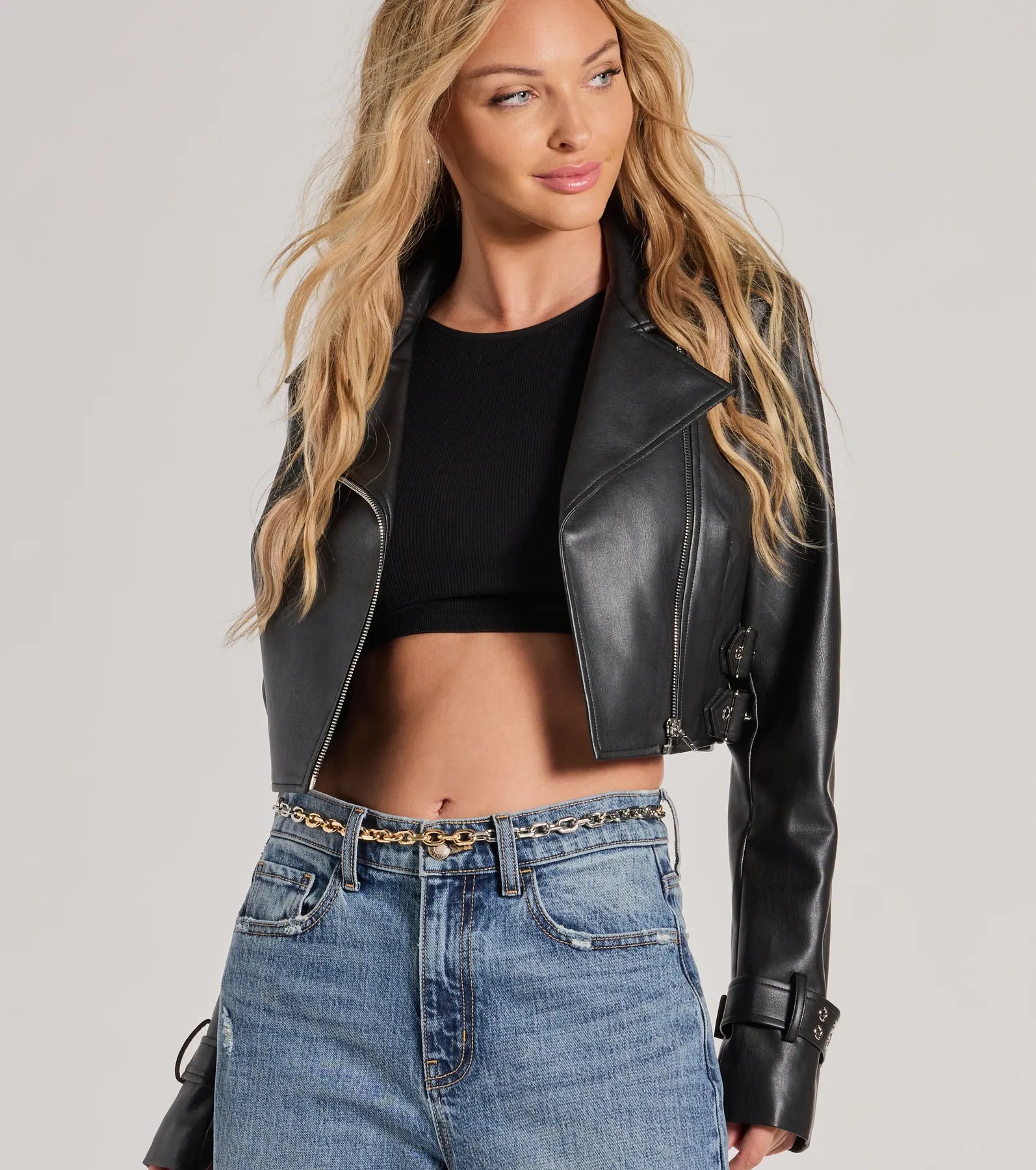 Premium Edgy Fierce Mixed Metal Chain Link Belt - Upgrade Your Style