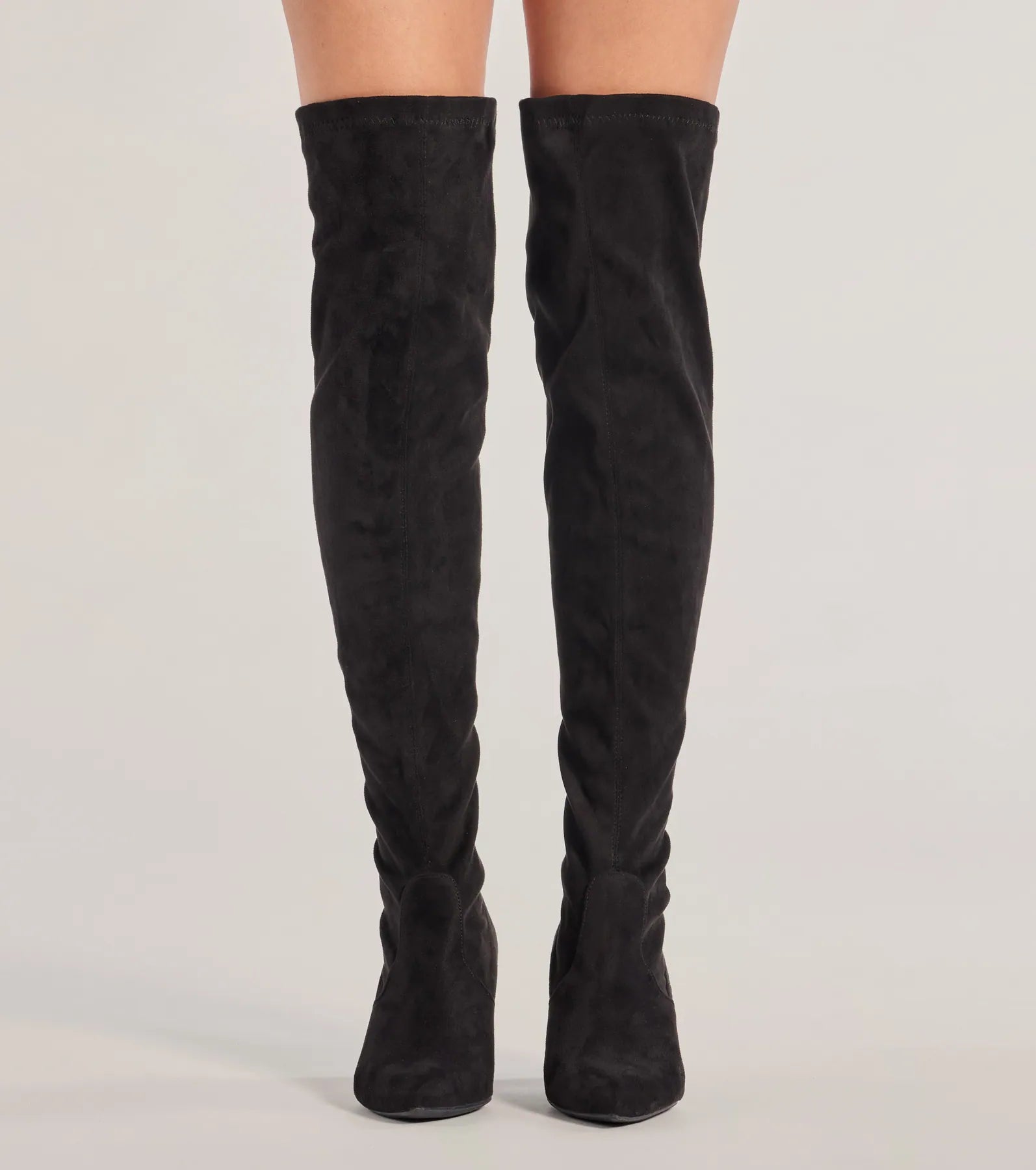 Premium Faux Suede Over-The-Knee Boots - Ultimate Style & Comfort