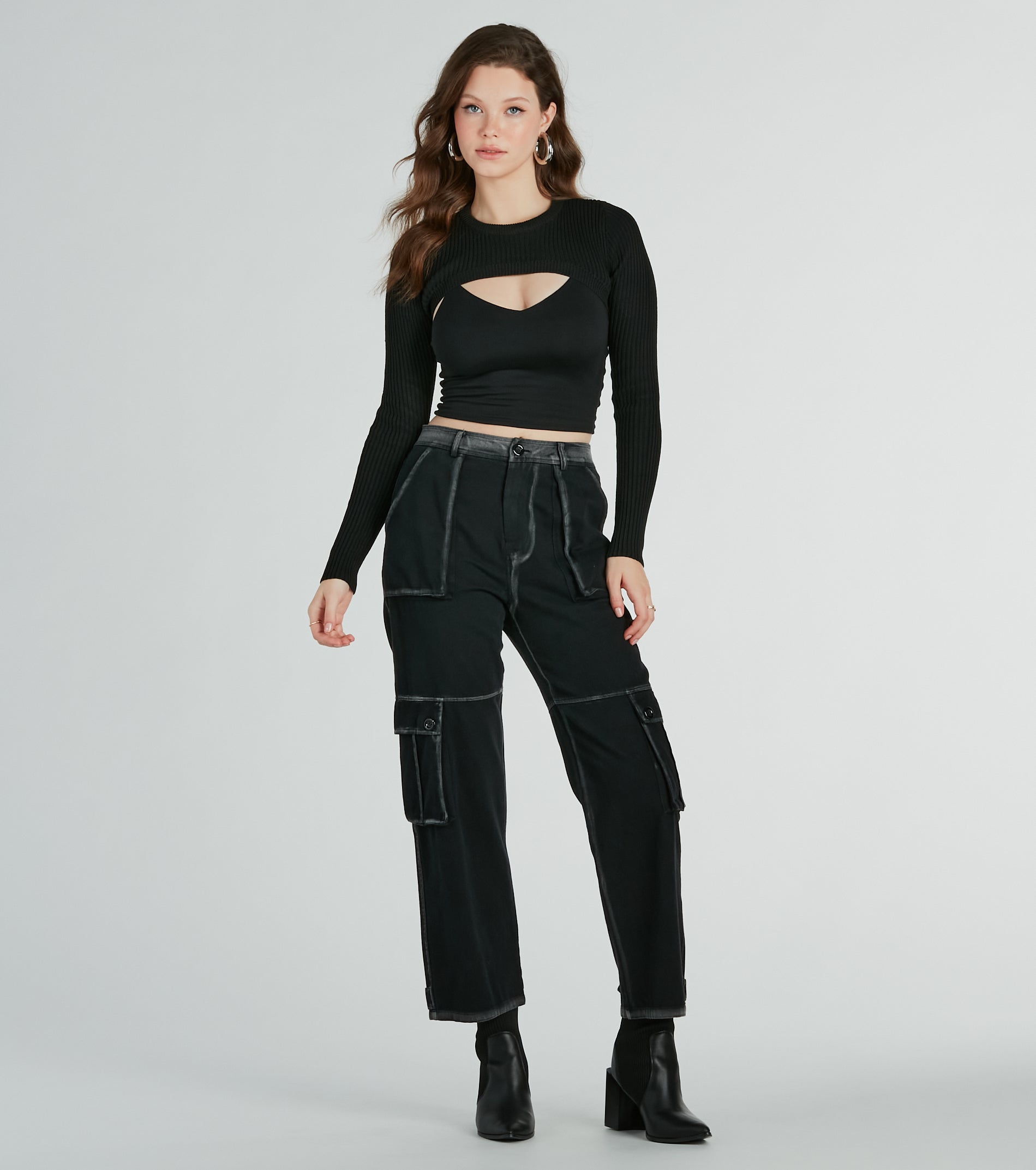 Ultimate Rib Knit Cropped Sweater - Cuteness Redefined