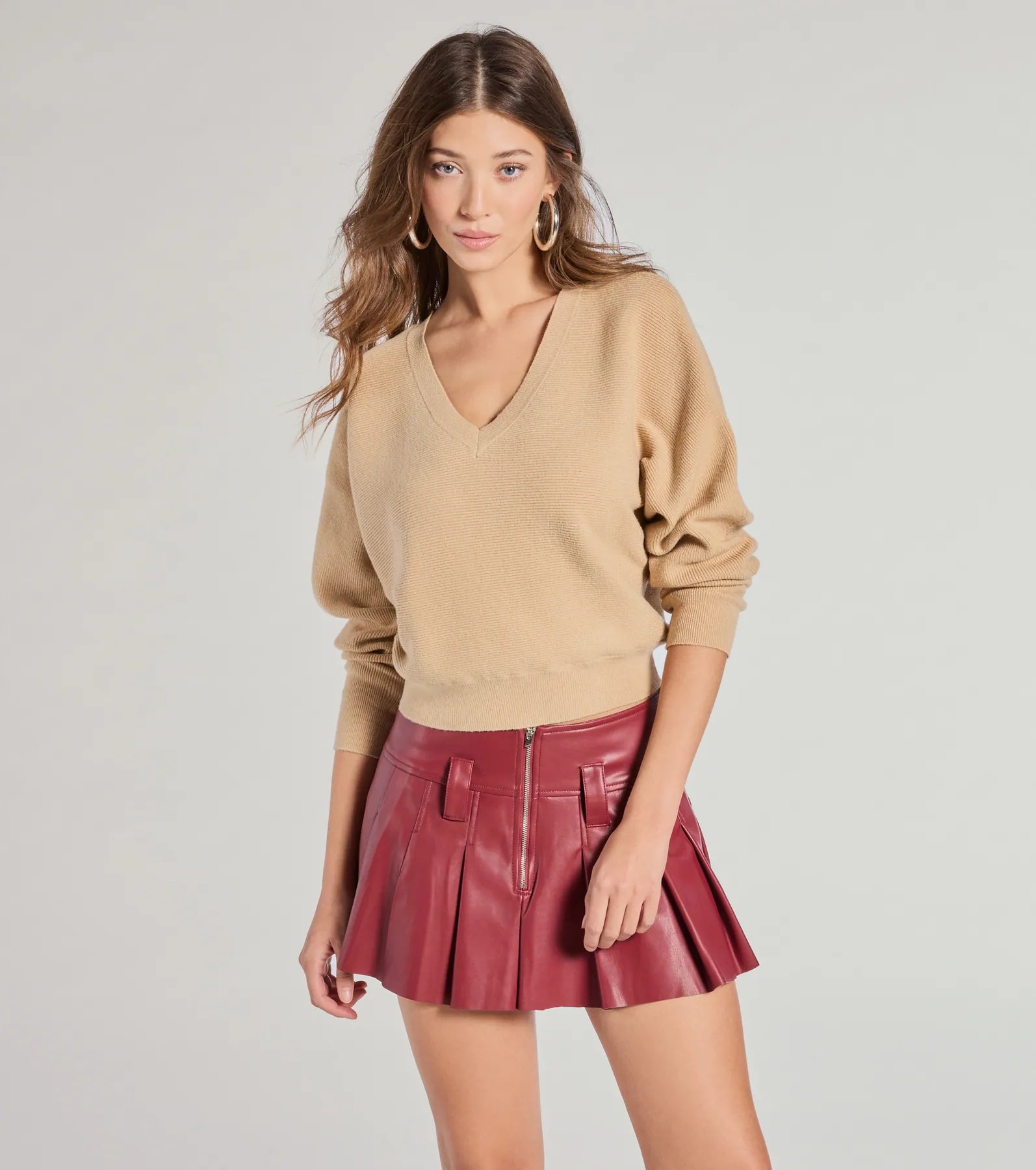 Ultimate Comfort Ribbed V-Neck Sweater