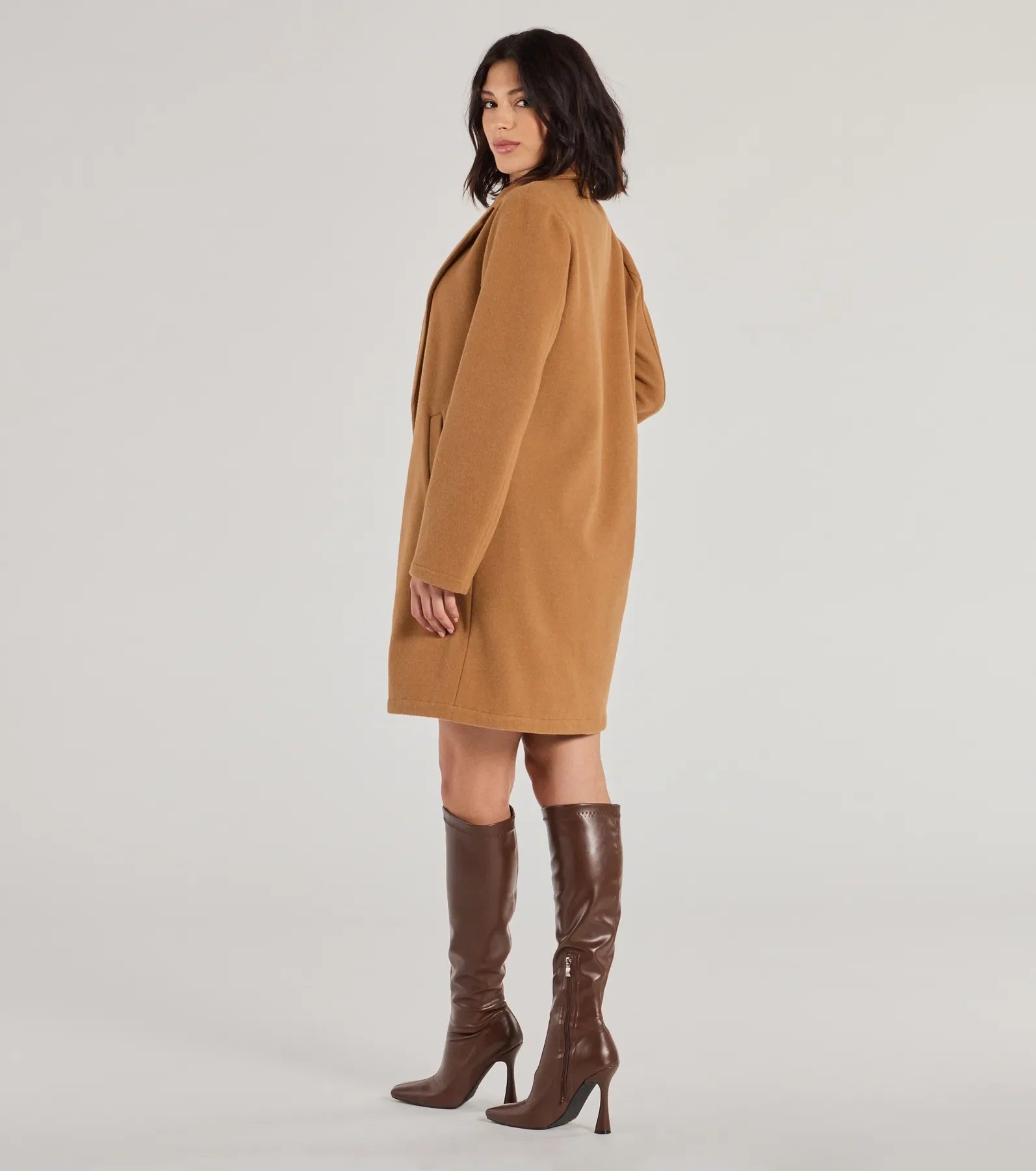 Premium Faux Wool Trench Coat - Ultimate Fall & Winter Style