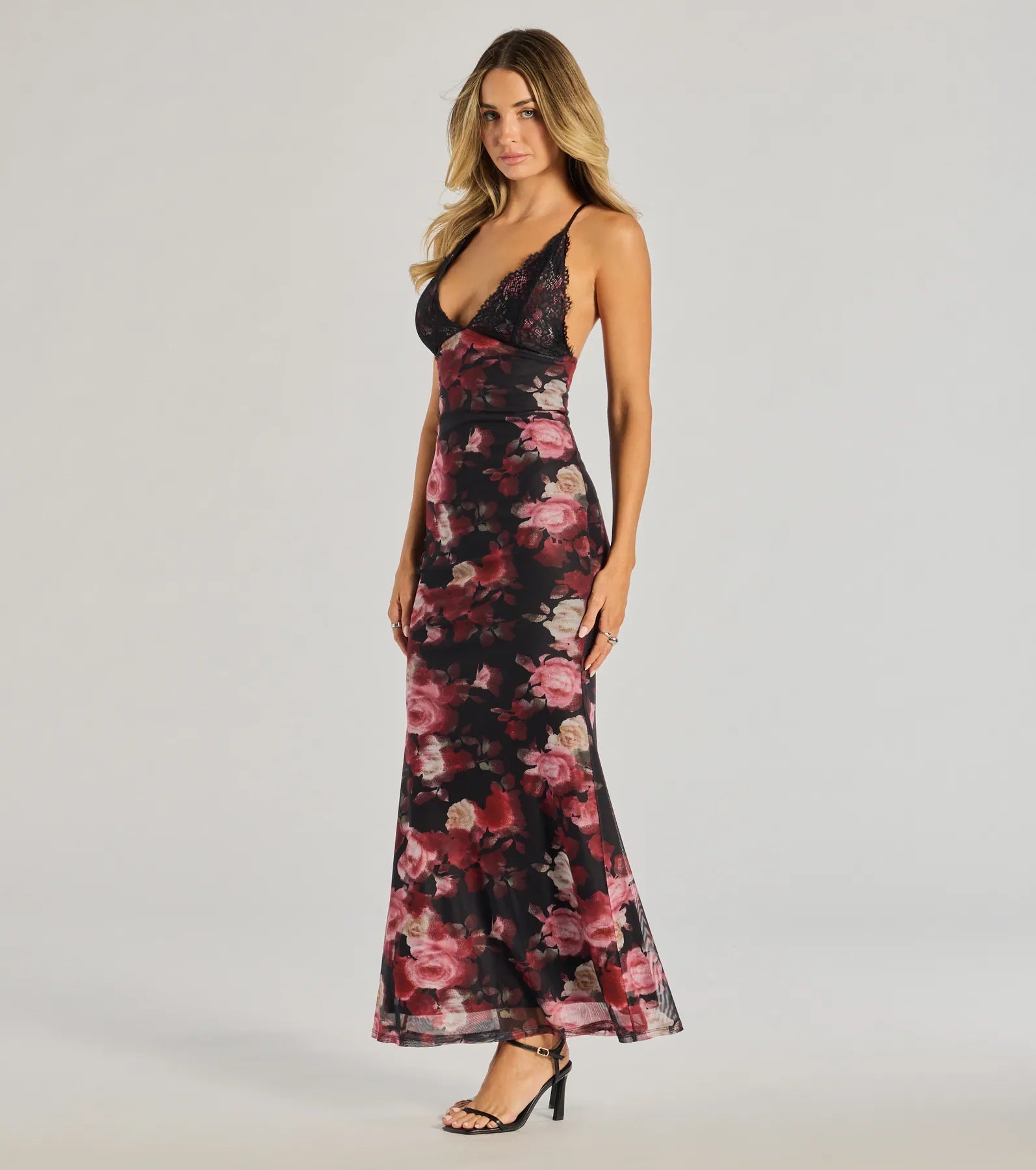 Ultimate Whimsical Blooms Floral Maxi Dress