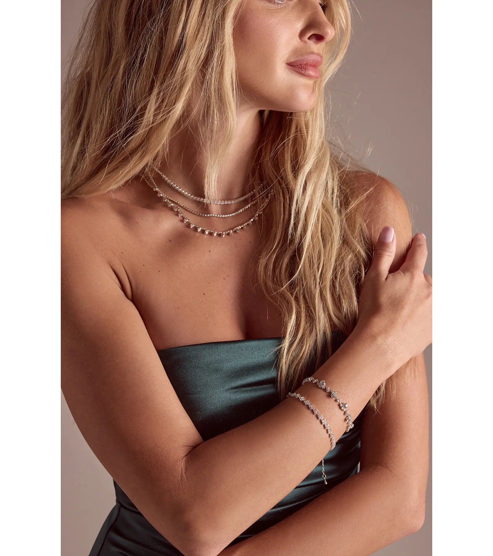 Premium Glam Rhinestone Clasp Bracelet - Ultimate Elegance