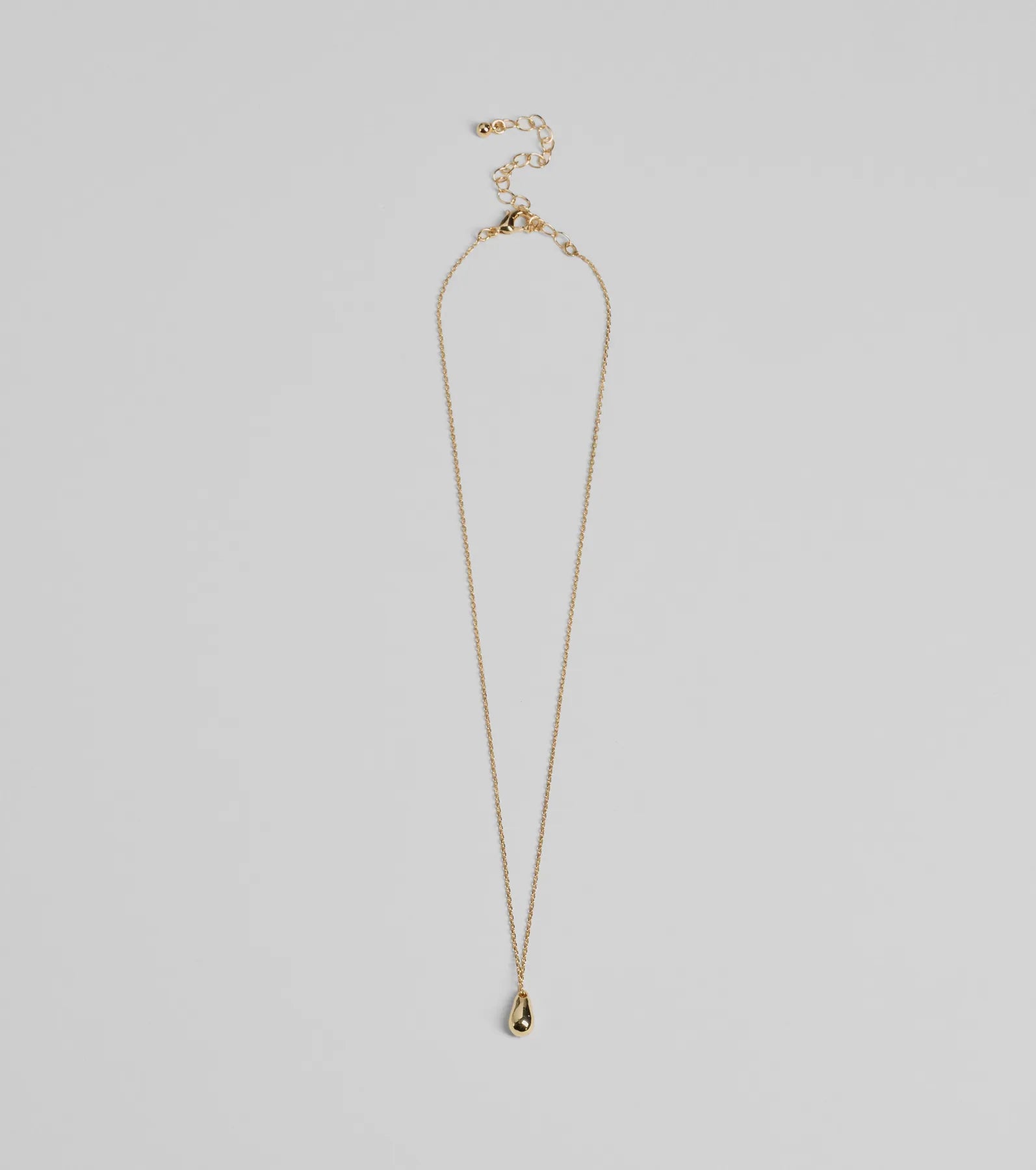 Elegant Teardrop Charm Necklace - Premium Style Statement