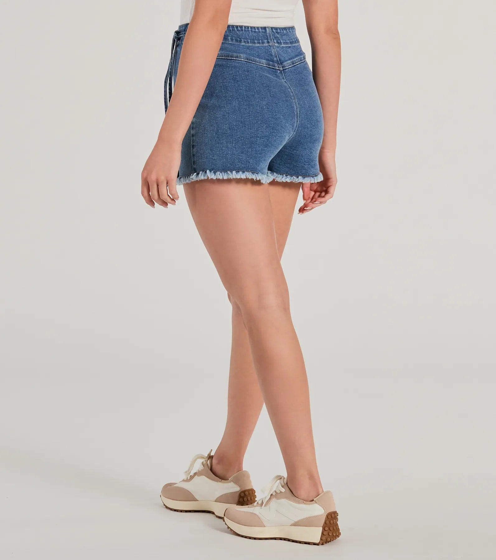 Ultimate Stylish Side-Tie Wrap Denim Skort - Premium Summer Essential