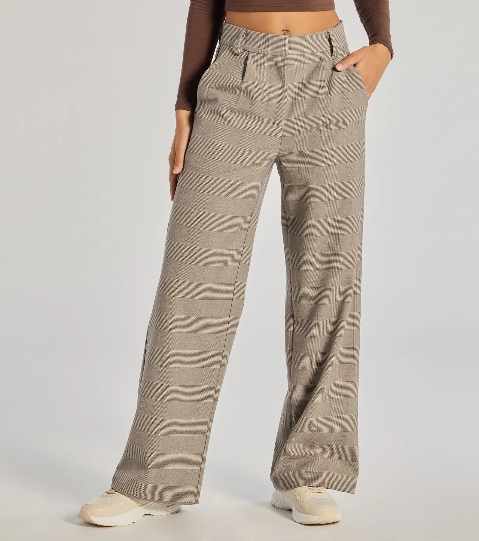 Premium 90s Retro Straight Leg Plaid Pants - Ultimate Comfort & Style