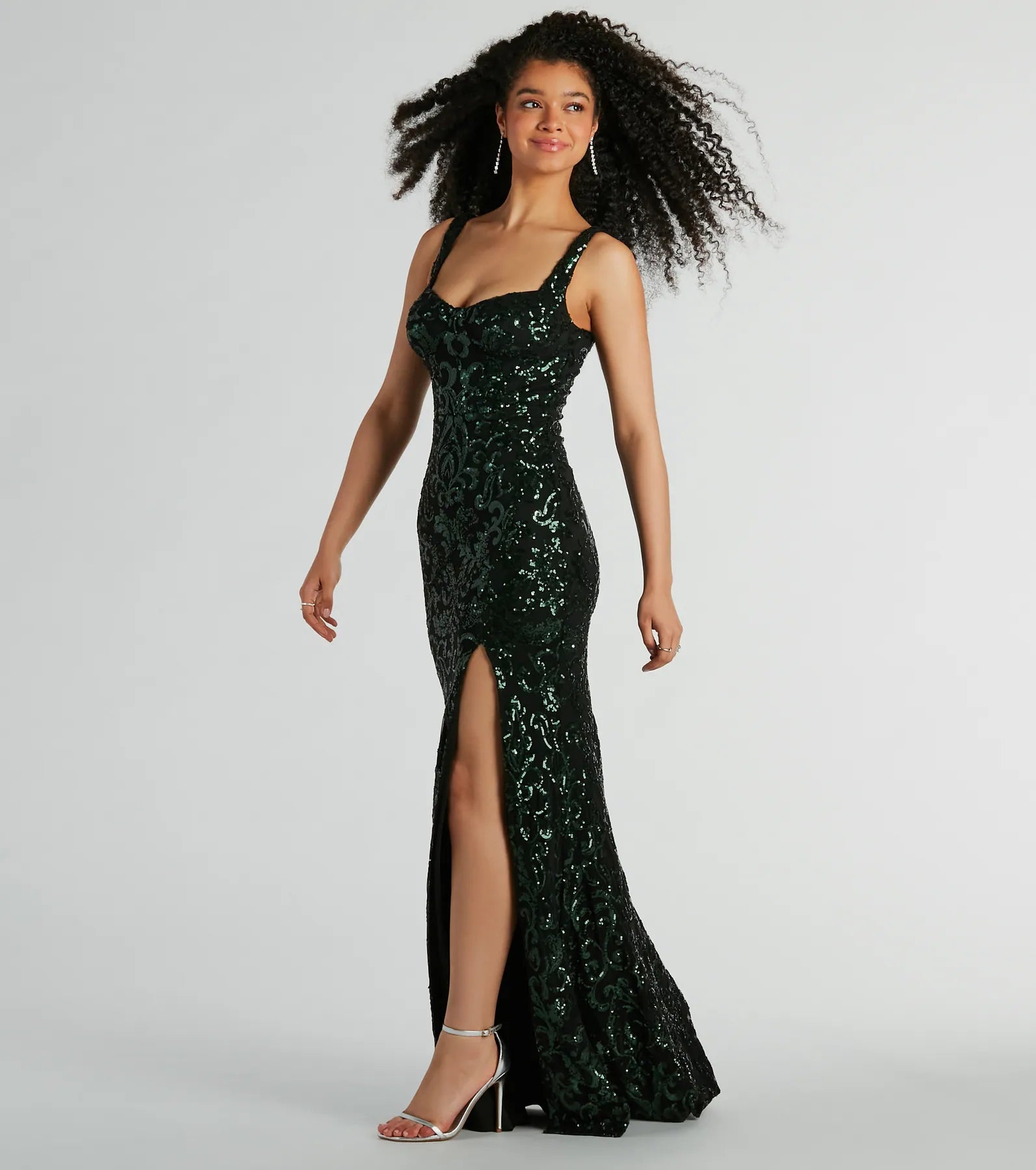 Premium Karli Sequin Mermaid Gown - Ultimate Glamour for Special Occasions