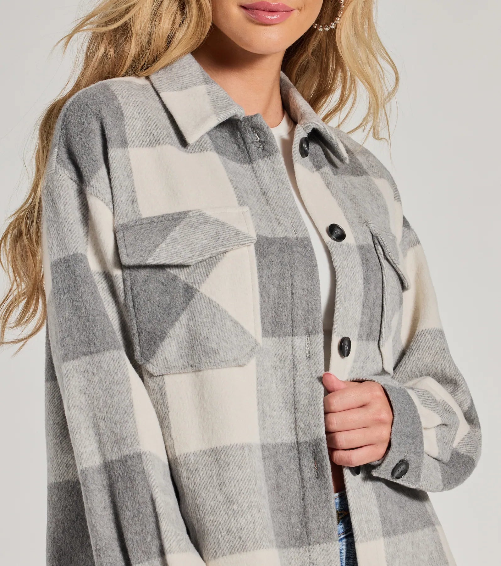 Premium Cozy Season Plaid Shacket - Ultimate Relaxed Fit