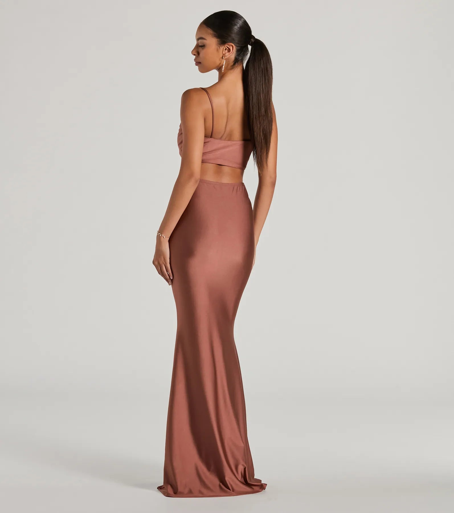 Premium Jasmin Mermaid Gown with Cutout Back