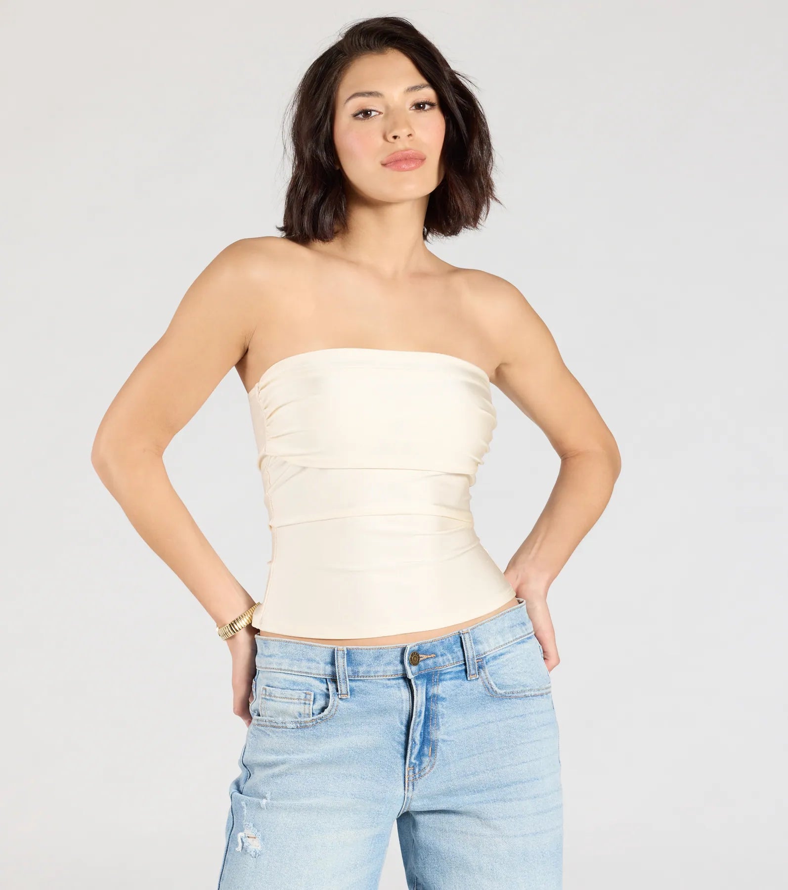 Ultimate Carefree Crop Tube Top - Strapless Style