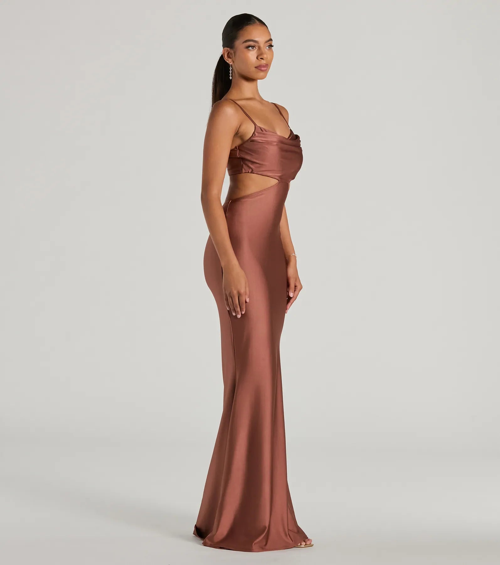 Premium Jasmin Mermaid Gown with Cutout Back