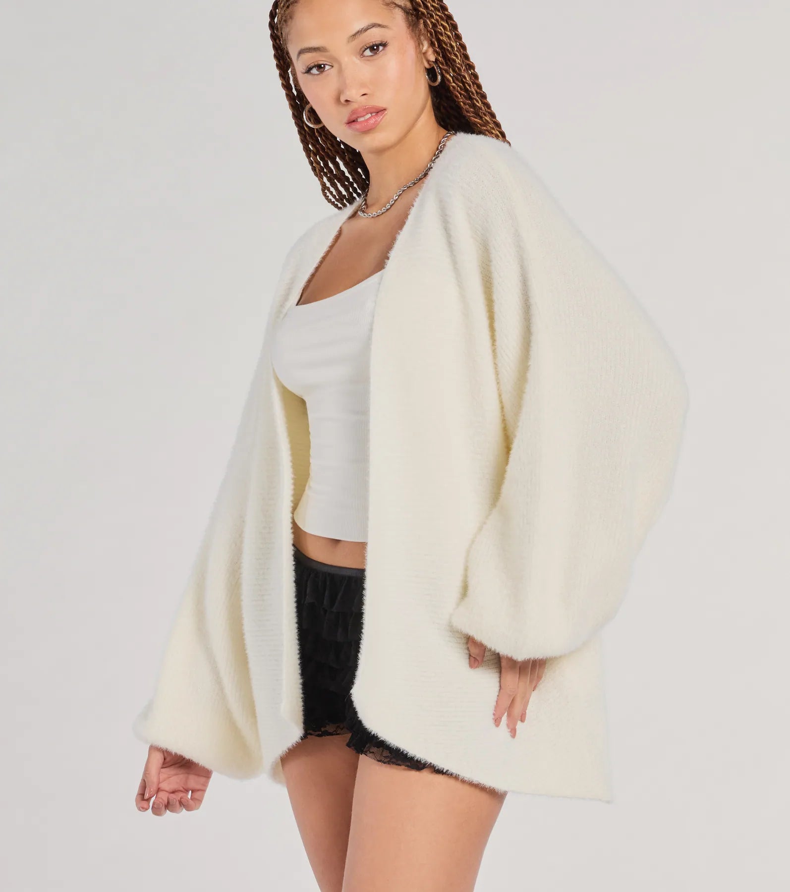 Ultimate Cuddle Weather Eyelash Knit Cardigan