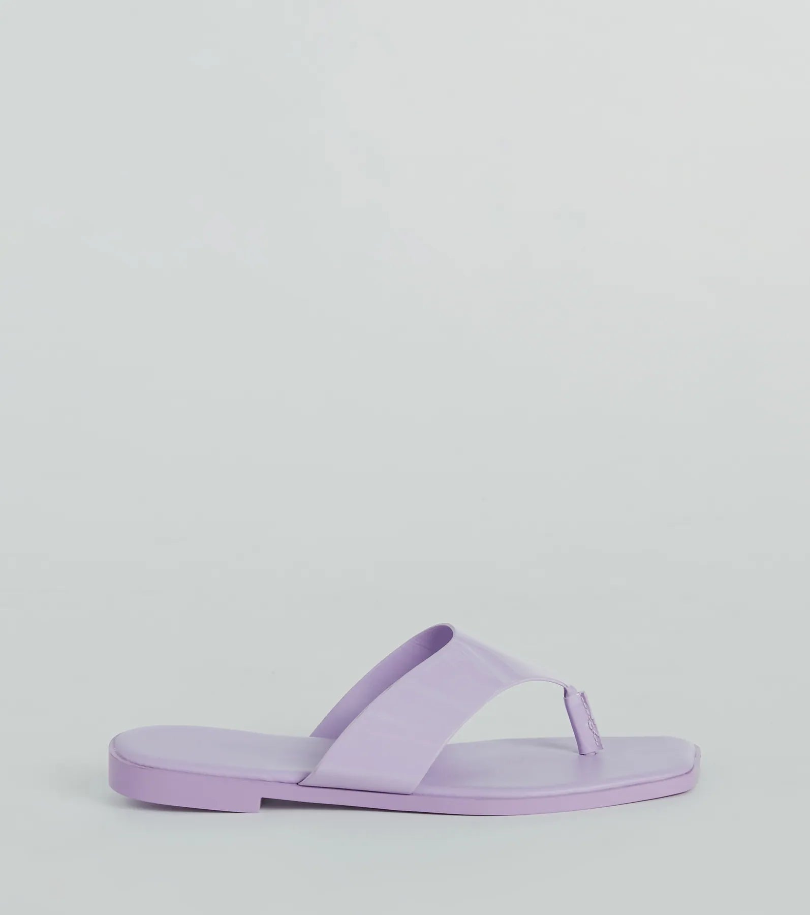 Ultimate Trendsetter Faux Leather Thong Sandals