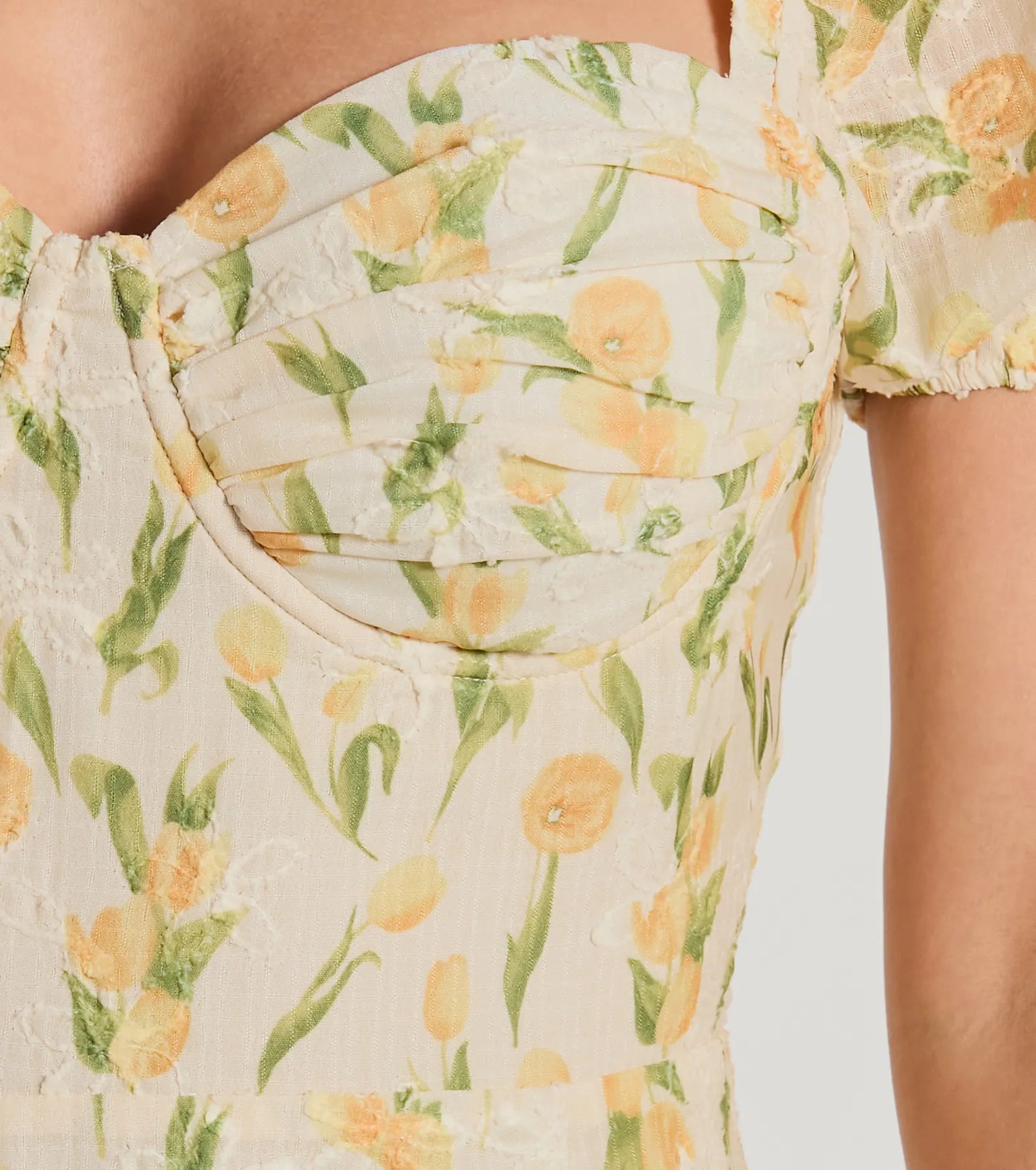 Ultimate Summer Sweetheart Lemon Print A-Line Midi Dress